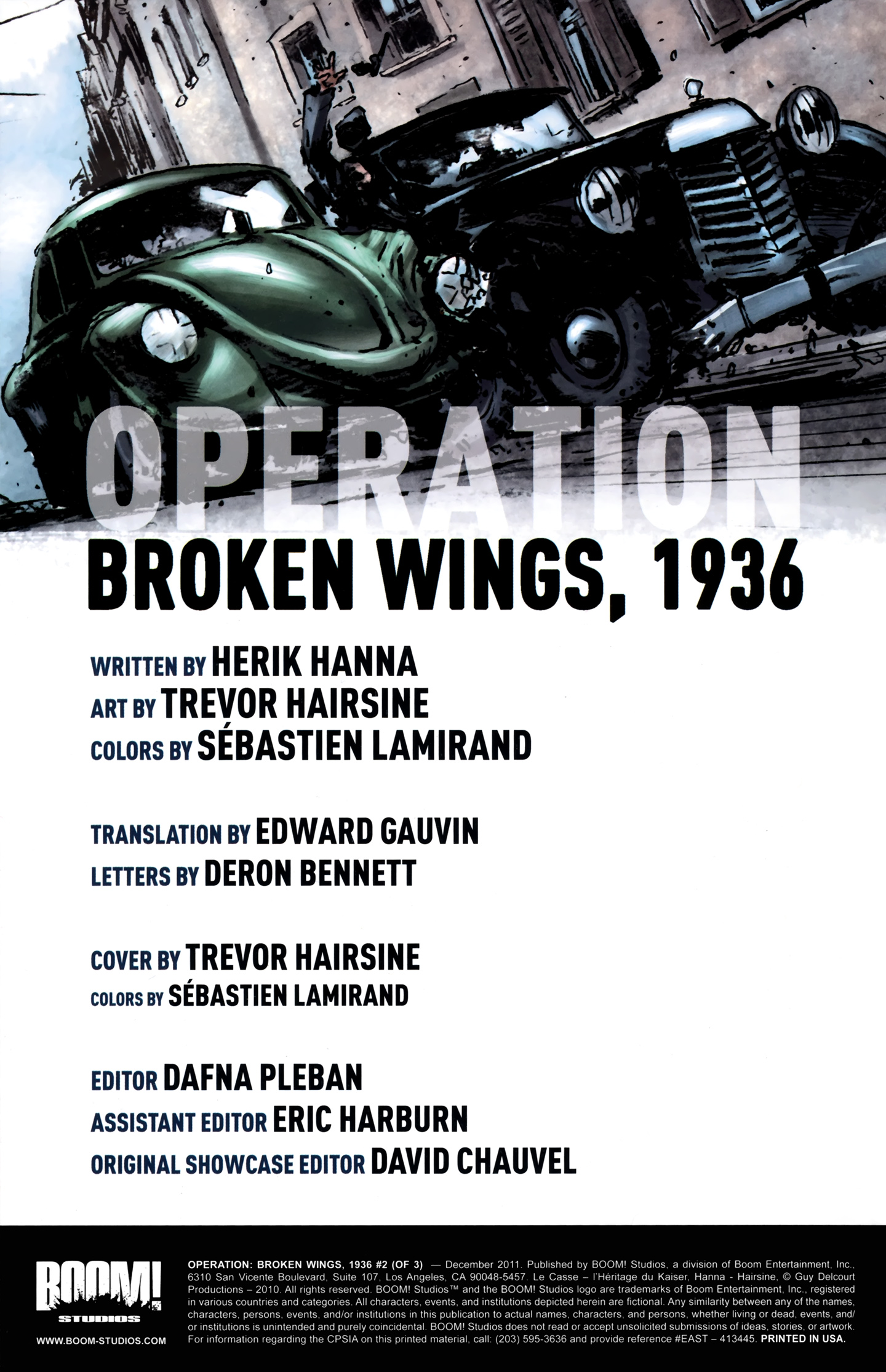 Read online Operation: Broken Wings, 1936 comic -  Issue #2 - 2