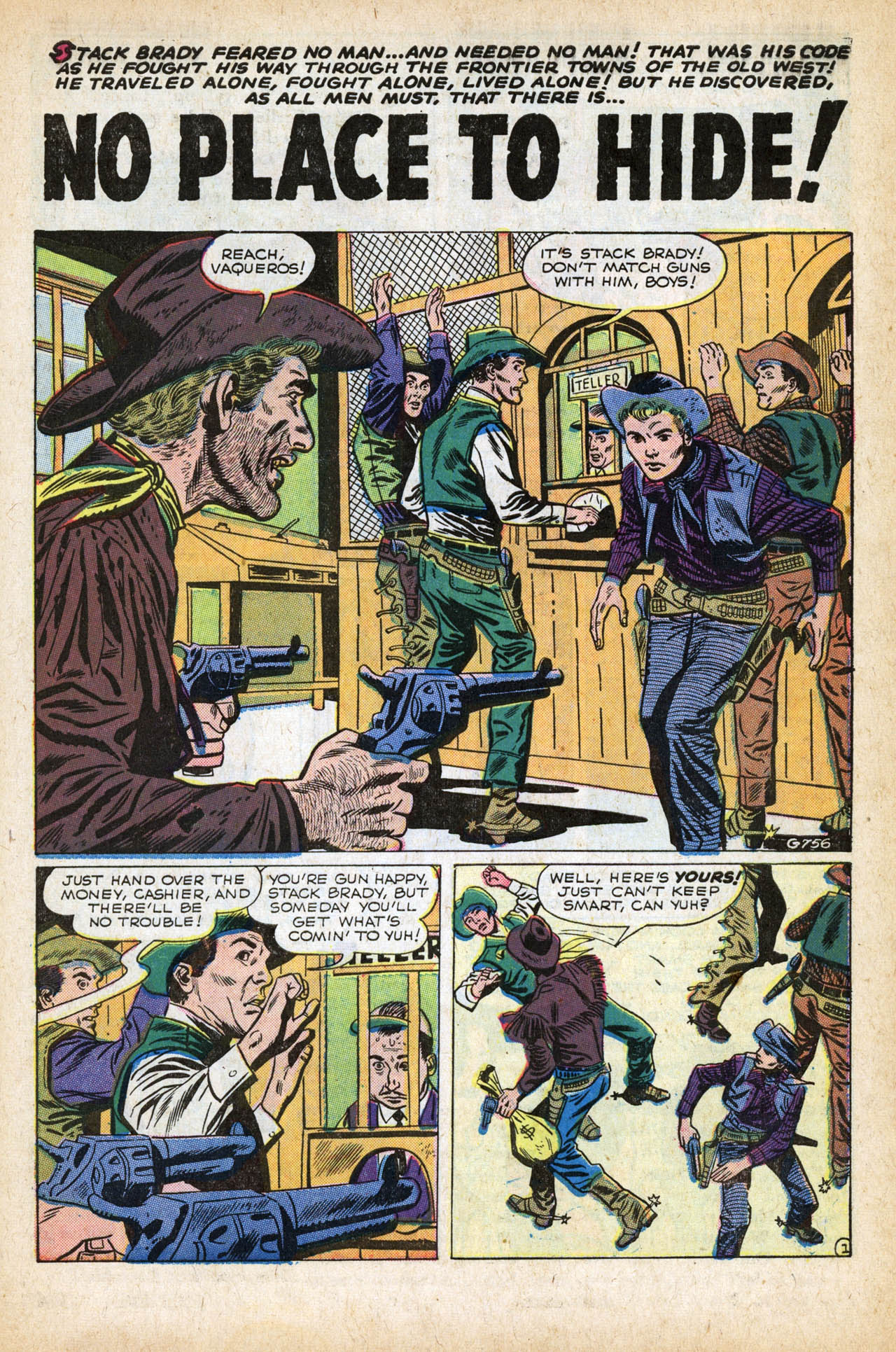 Read online Western Outlaws (1954) comic -  Issue #11 - 27