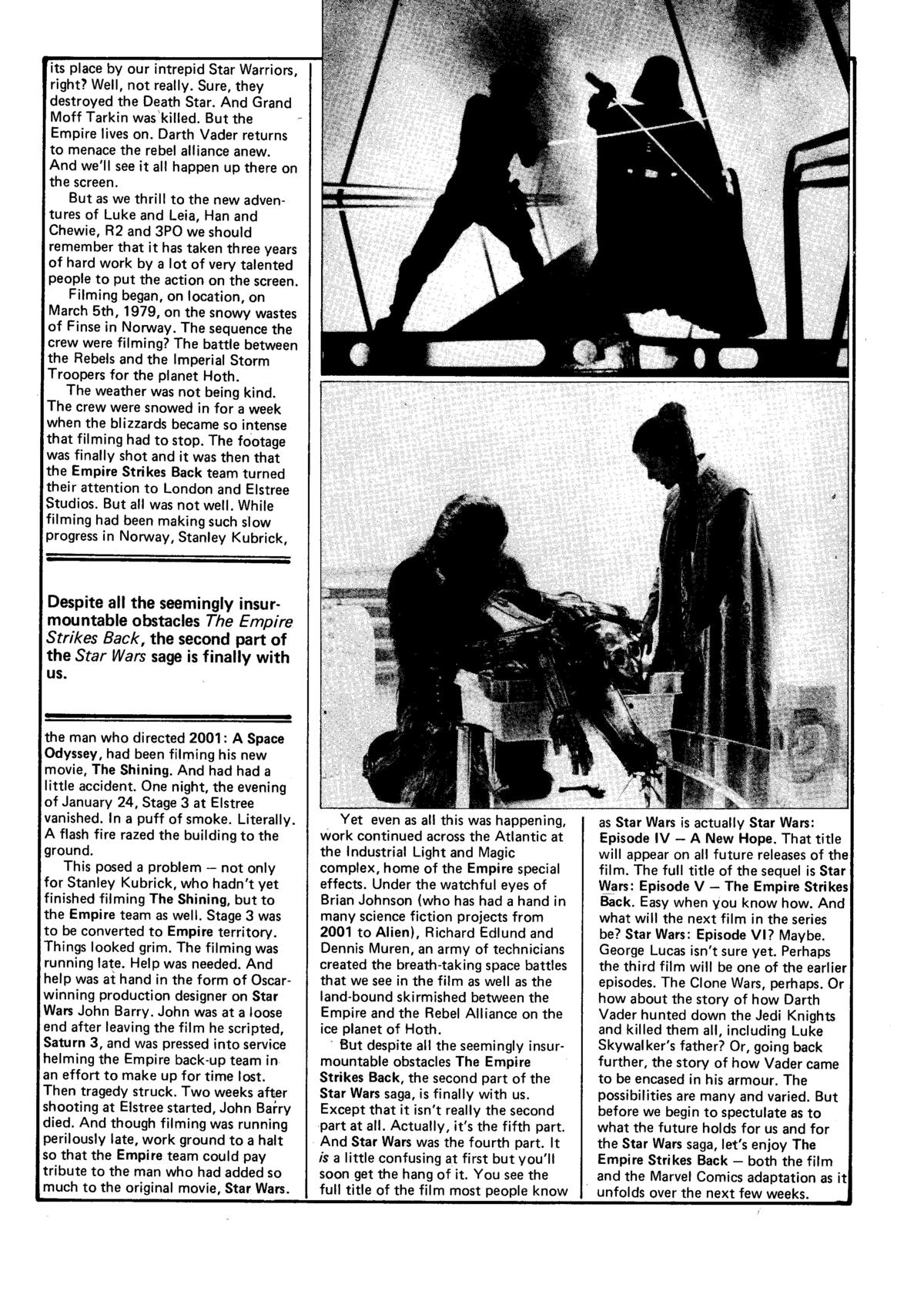Read online Star Wars Weekly: The Empire Strikes Back comic -  Issue #118 - 12