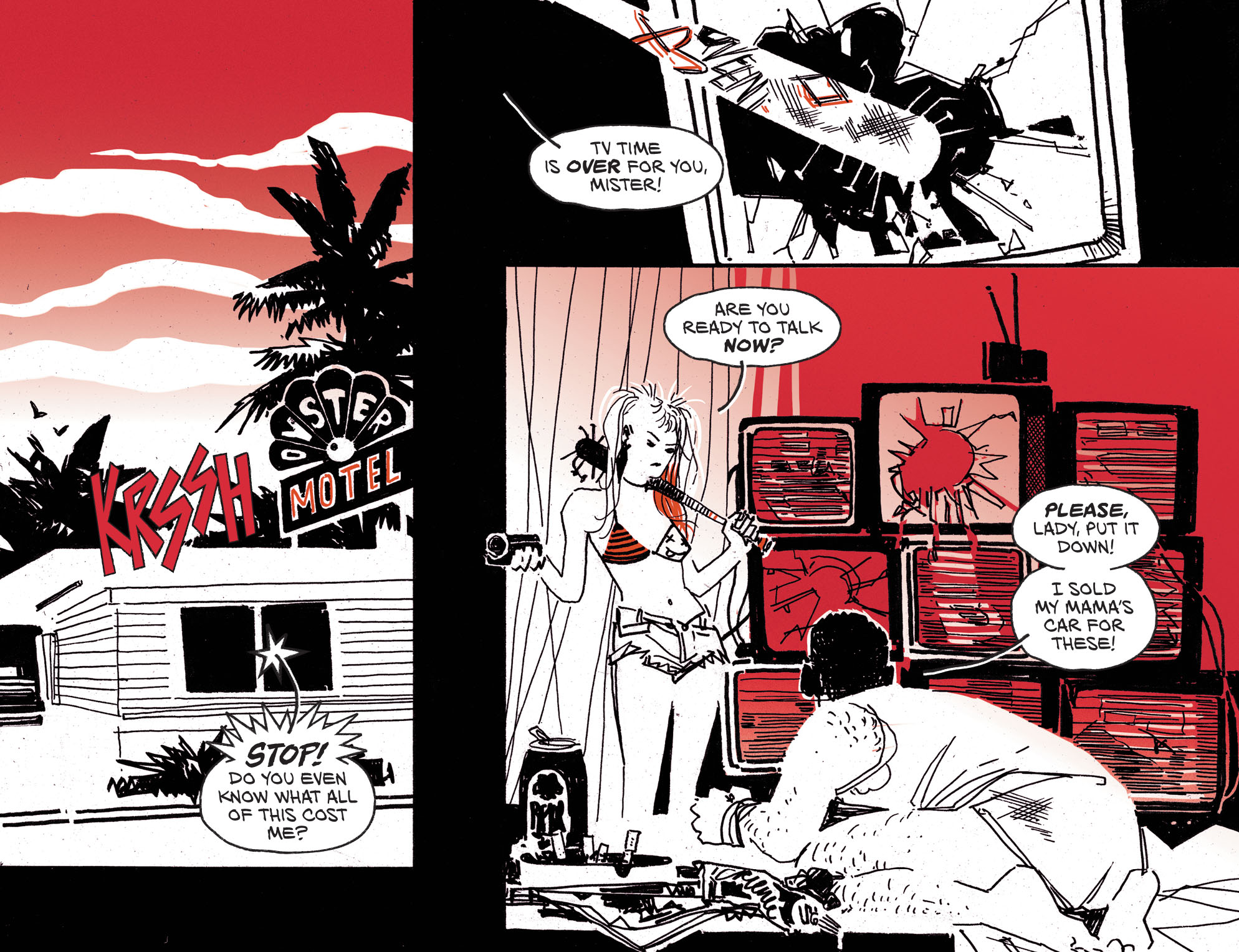 Read online Harley Quinn Black   White   Red comic -  Issue #10 - 4