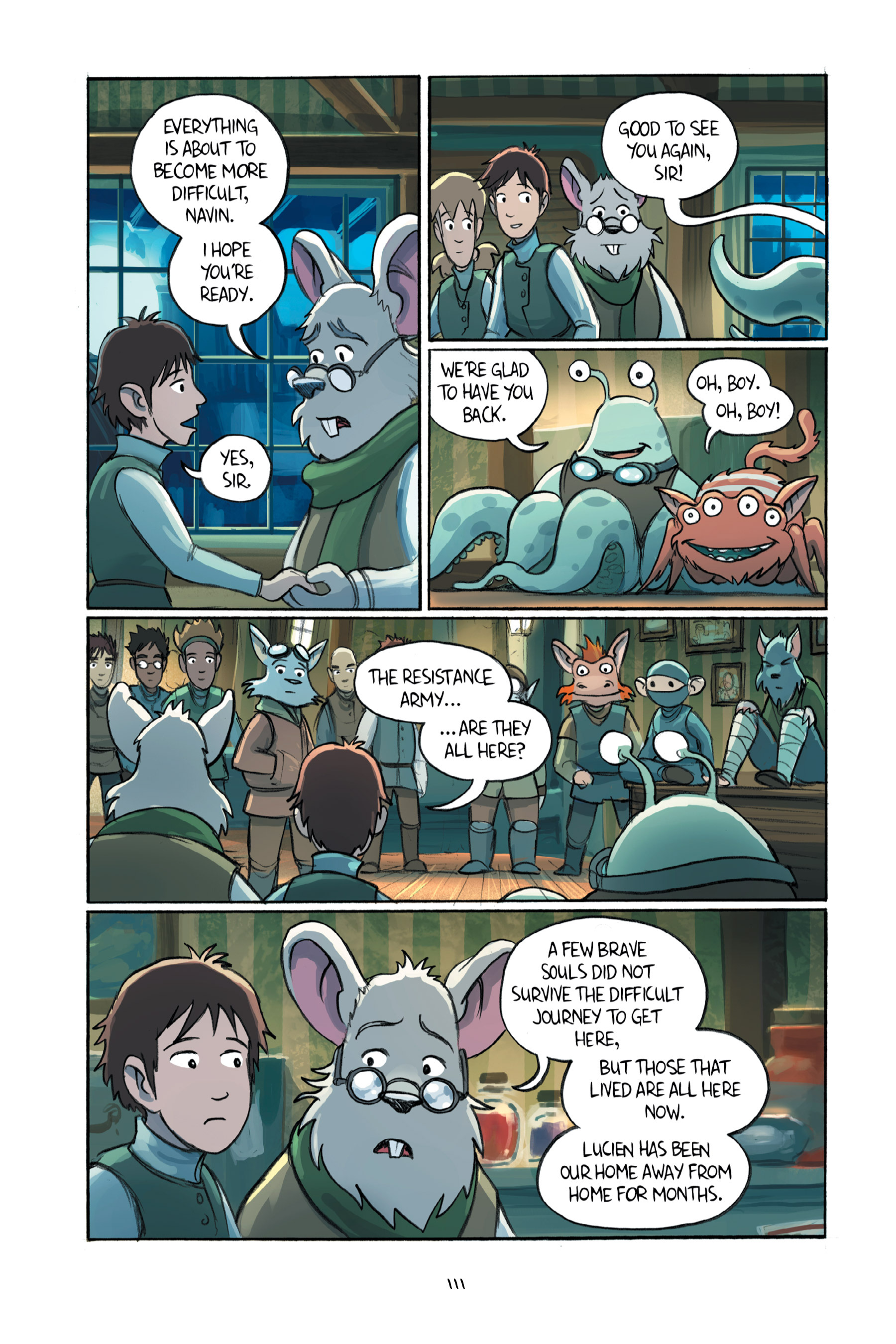 Read online Amulet comic -  Issue #6 - 112