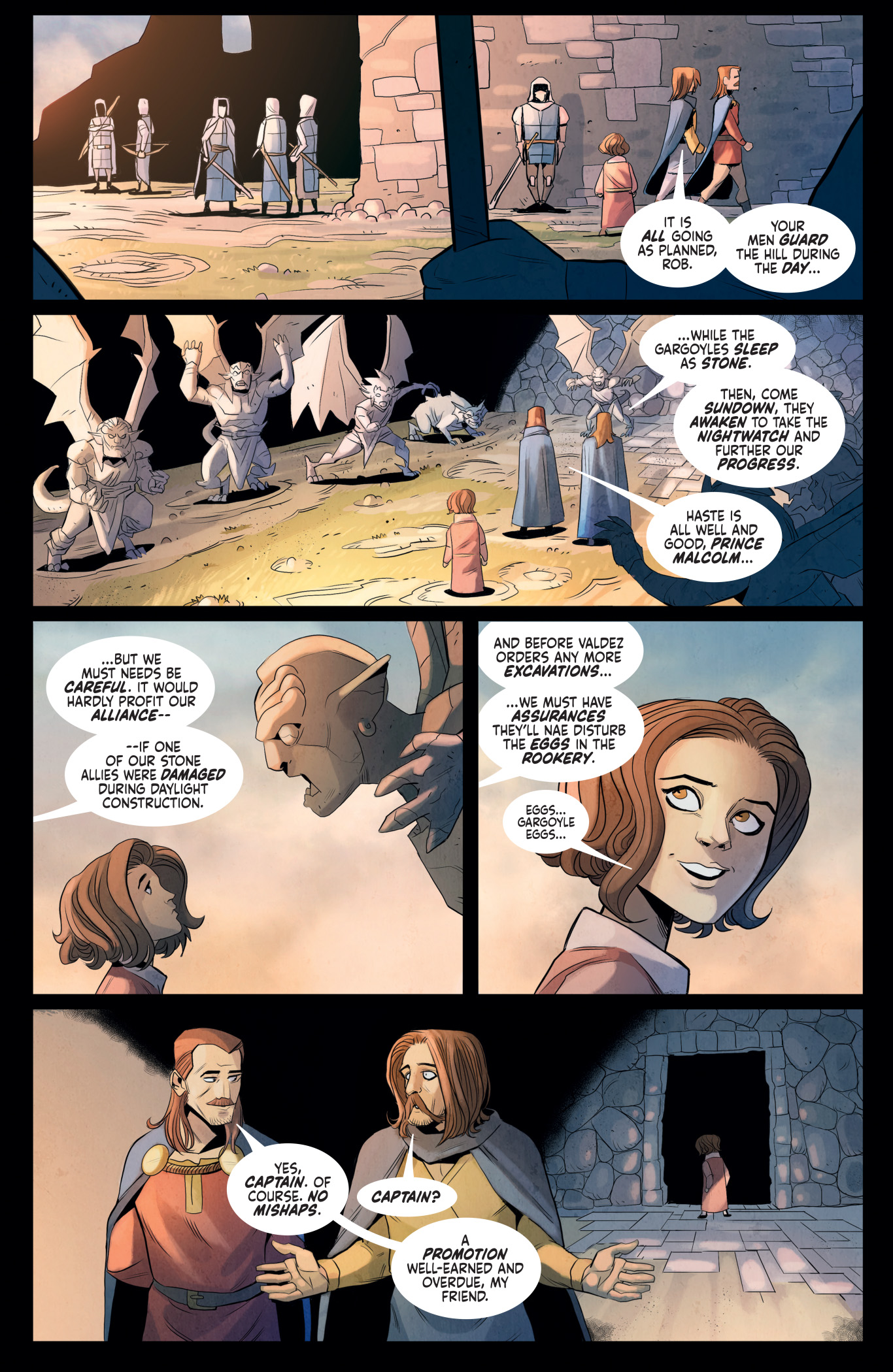 Read online Gargoyles: Dark Ages comic -  Issue #4 - 6