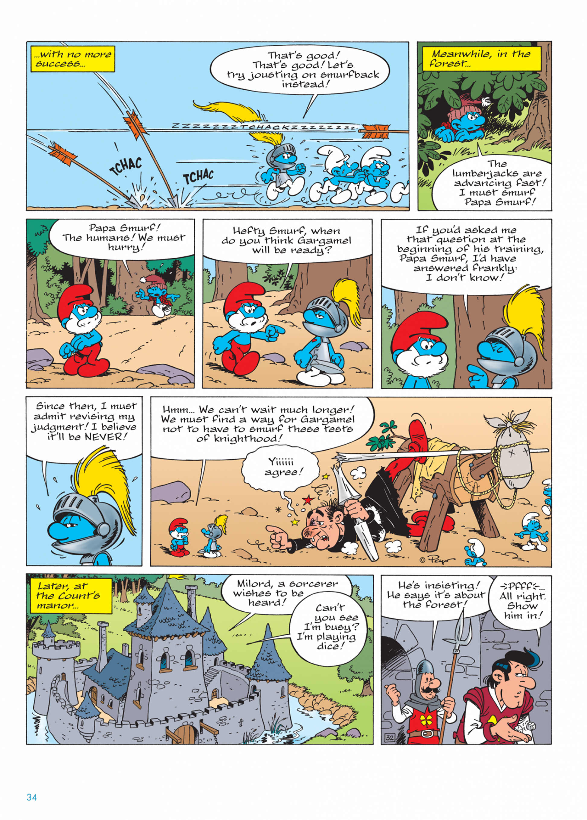 Read online The Smurfs comic -  Issue #25 - 35