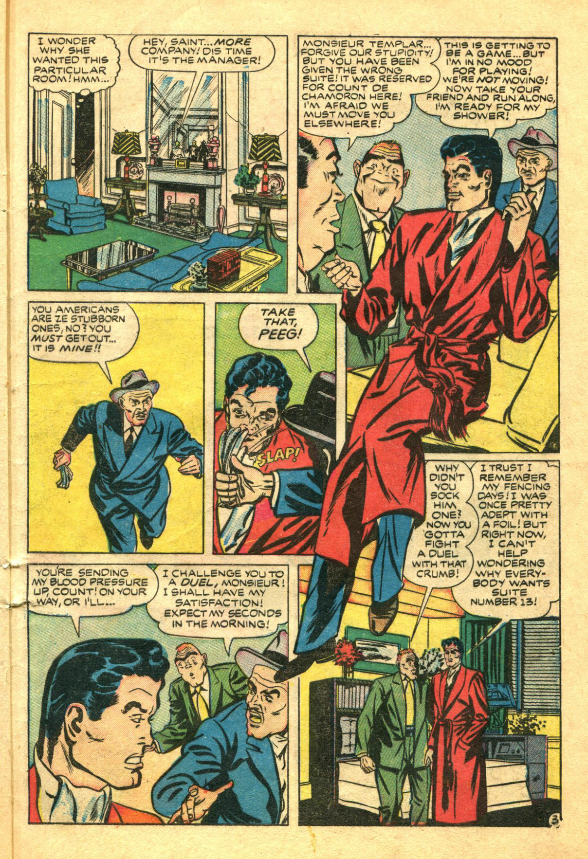 Read online The Saint (1947) comic -  Issue #7 - 5