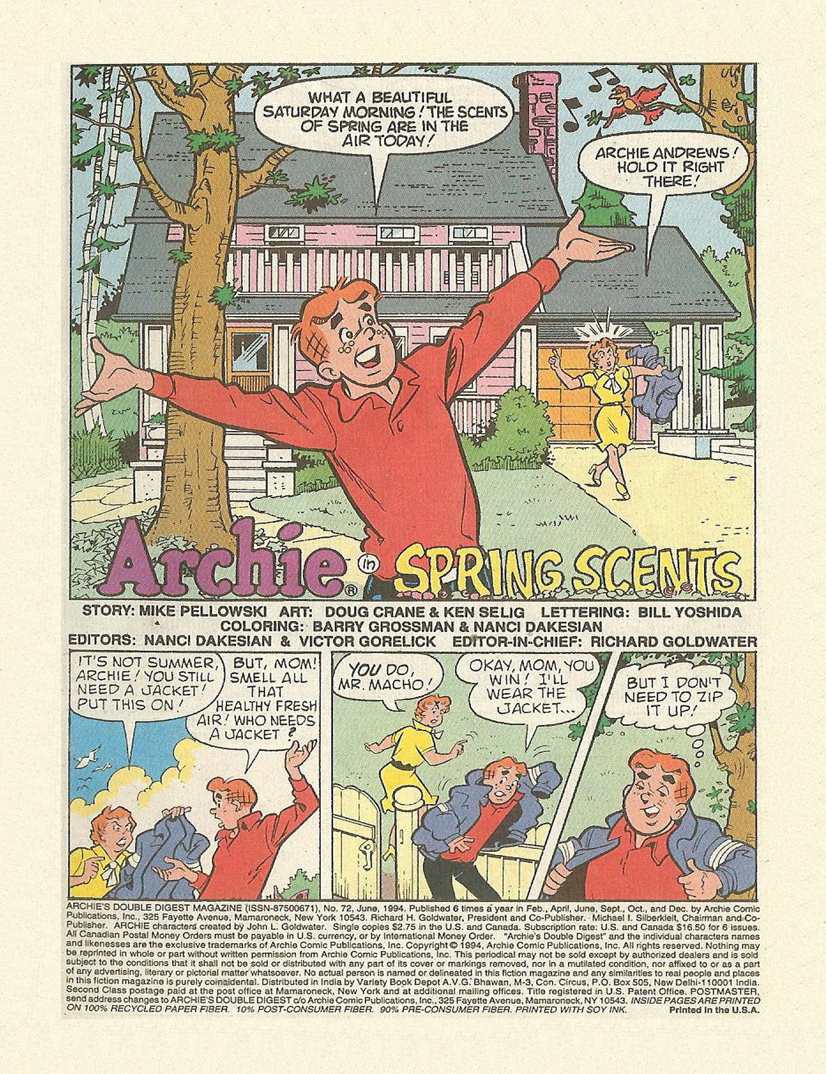 Read online Archie's Double Digest Magazine comic -  Issue #72 - 3
