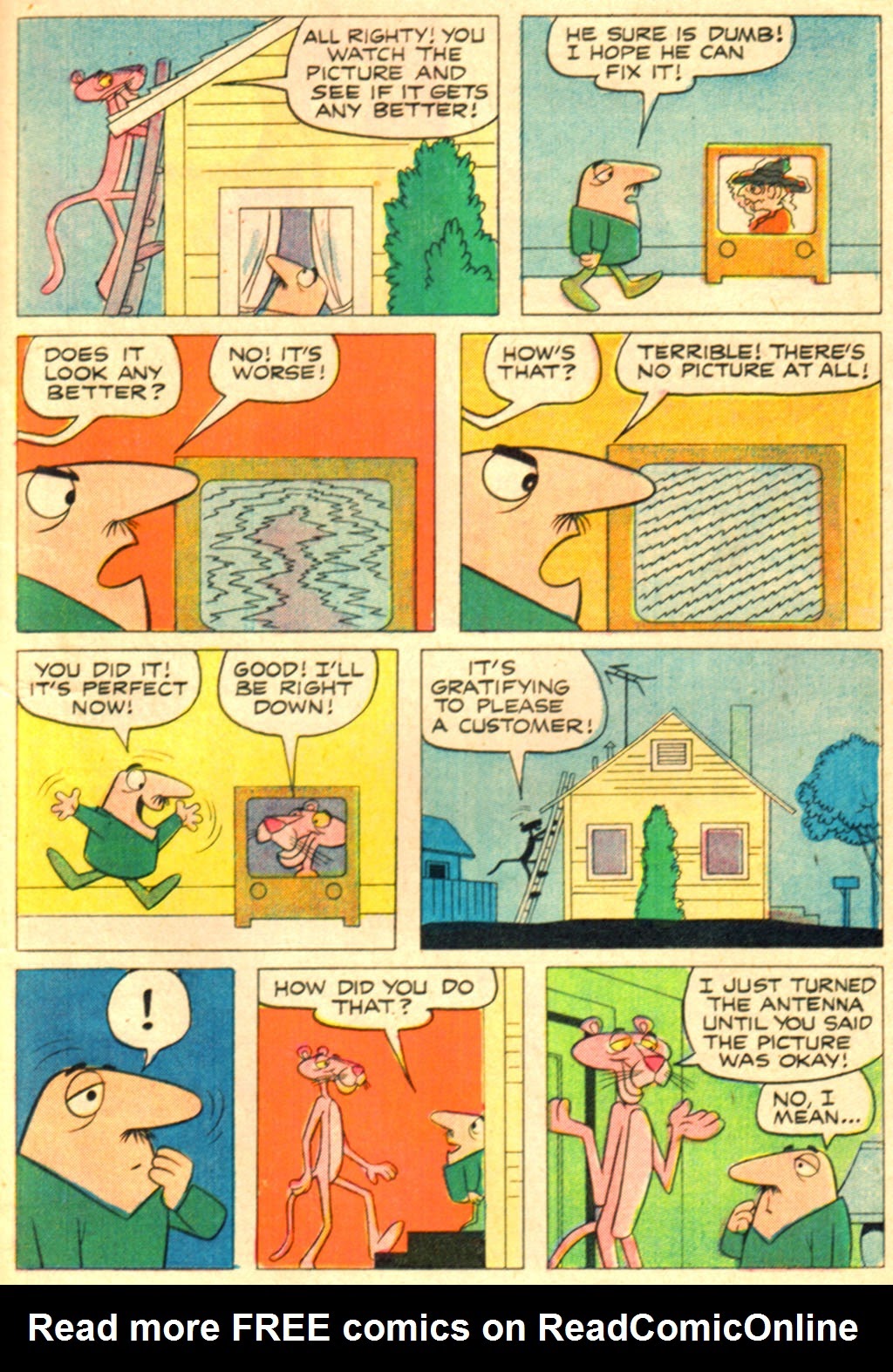 Read online The Pink Panther (1971) comic -  Issue #7 - 9
