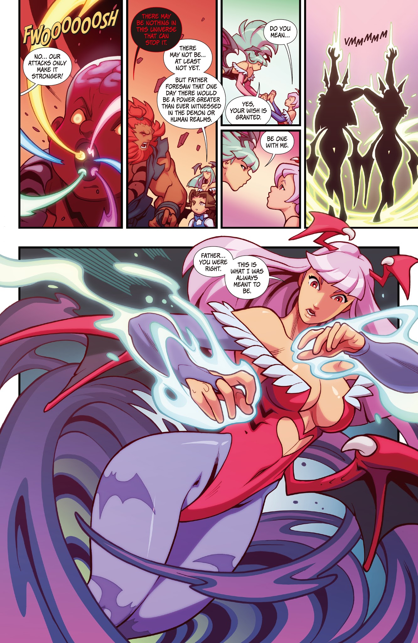Read online Street Fighter VS Darkstalkers comic -  Issue #8 - 15