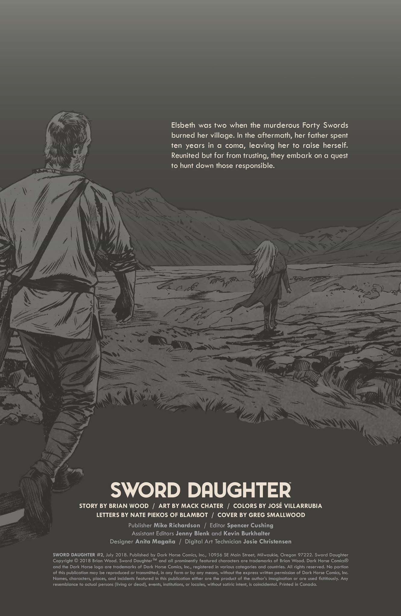 Read online Sword Daughter comic -  Issue #2 - 2