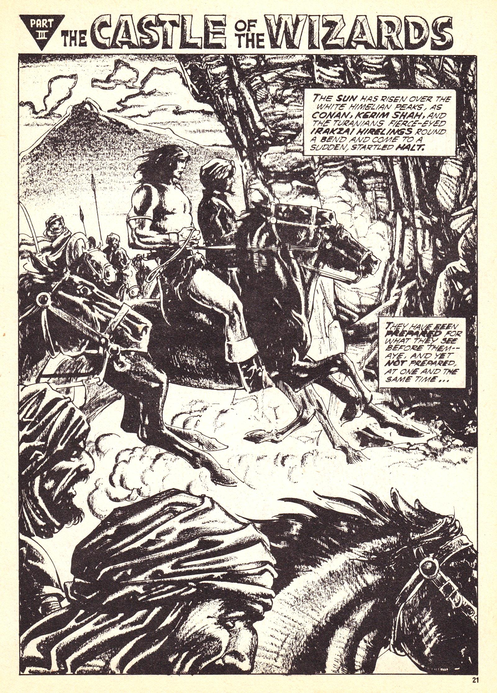 Read online The Savage Sword of Conan (1975) comic -  Issue #7 - 21
