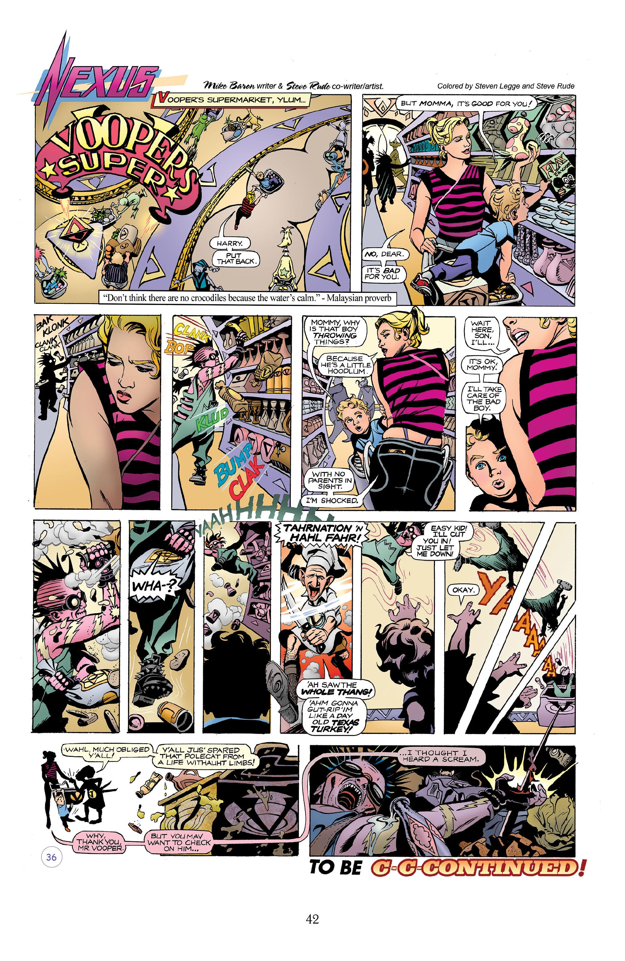 Read online Nexus Newspaper Strips: The Coming of Gourmando comic -  Issue # TPB (Part 1) - 41