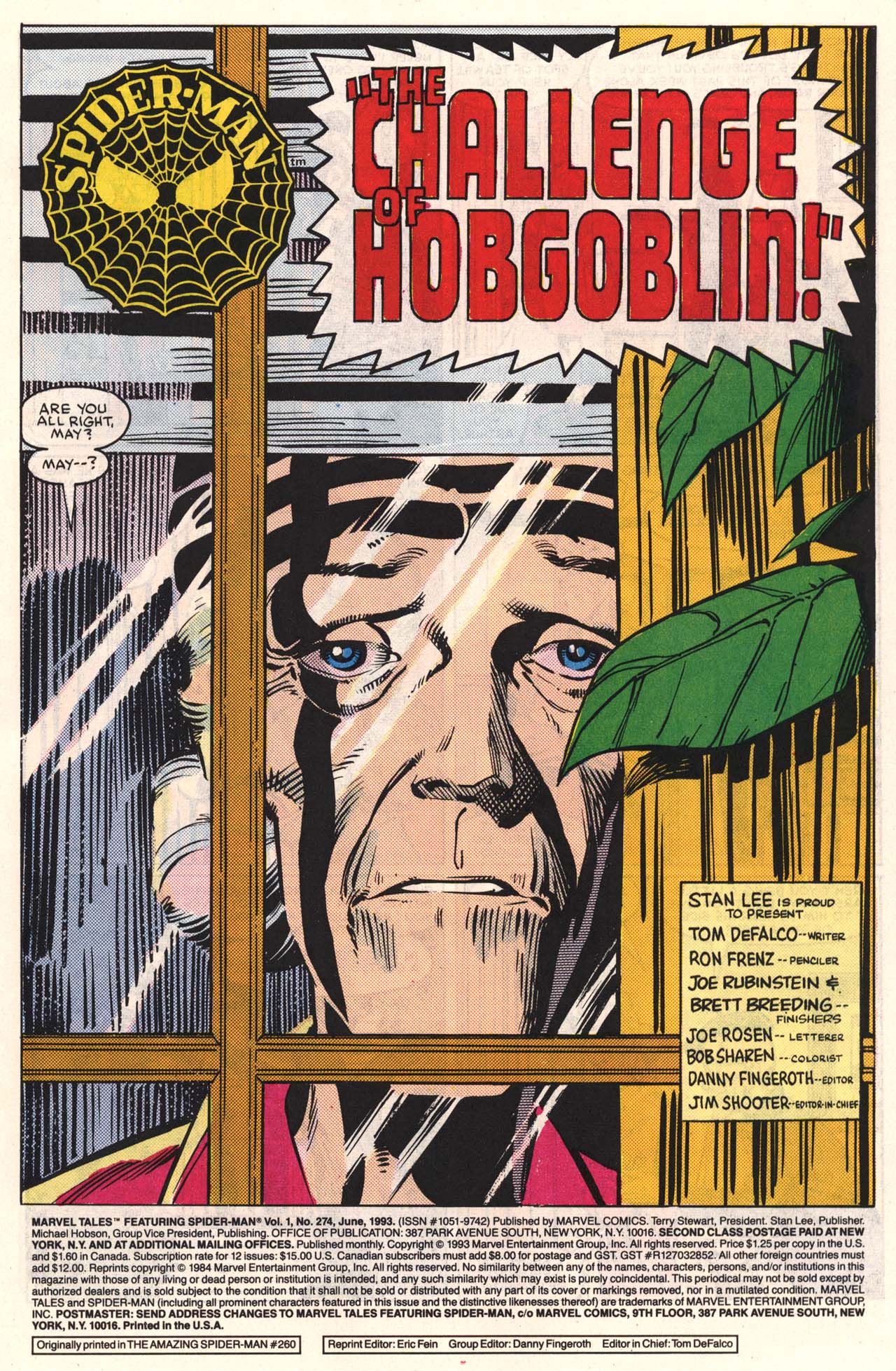 Read online Marvel Tales (1964) comic -  Issue #274 - 3