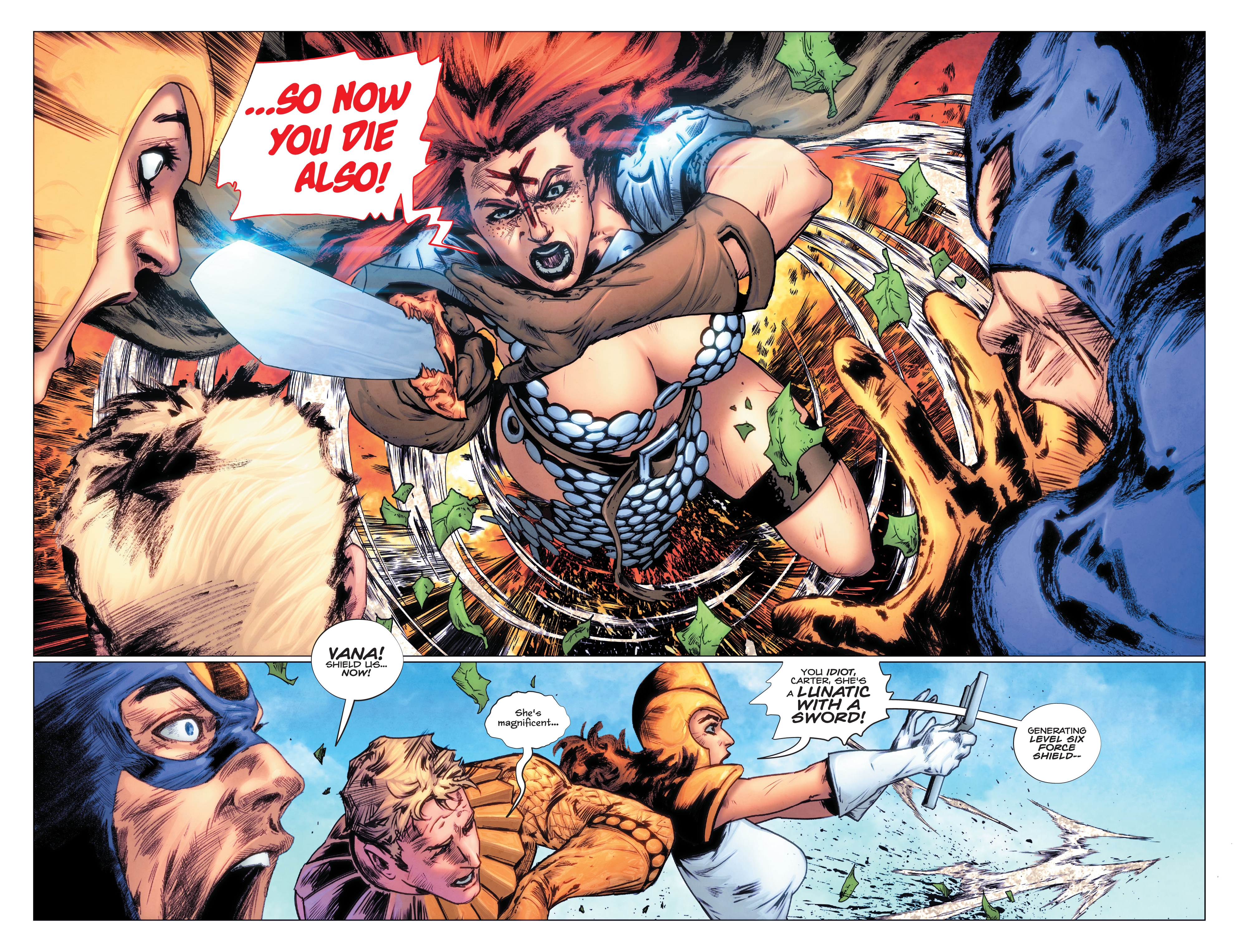 Read online Red Sonja: The Superpowers comic -  Issue # TPB (Part 1) - 31