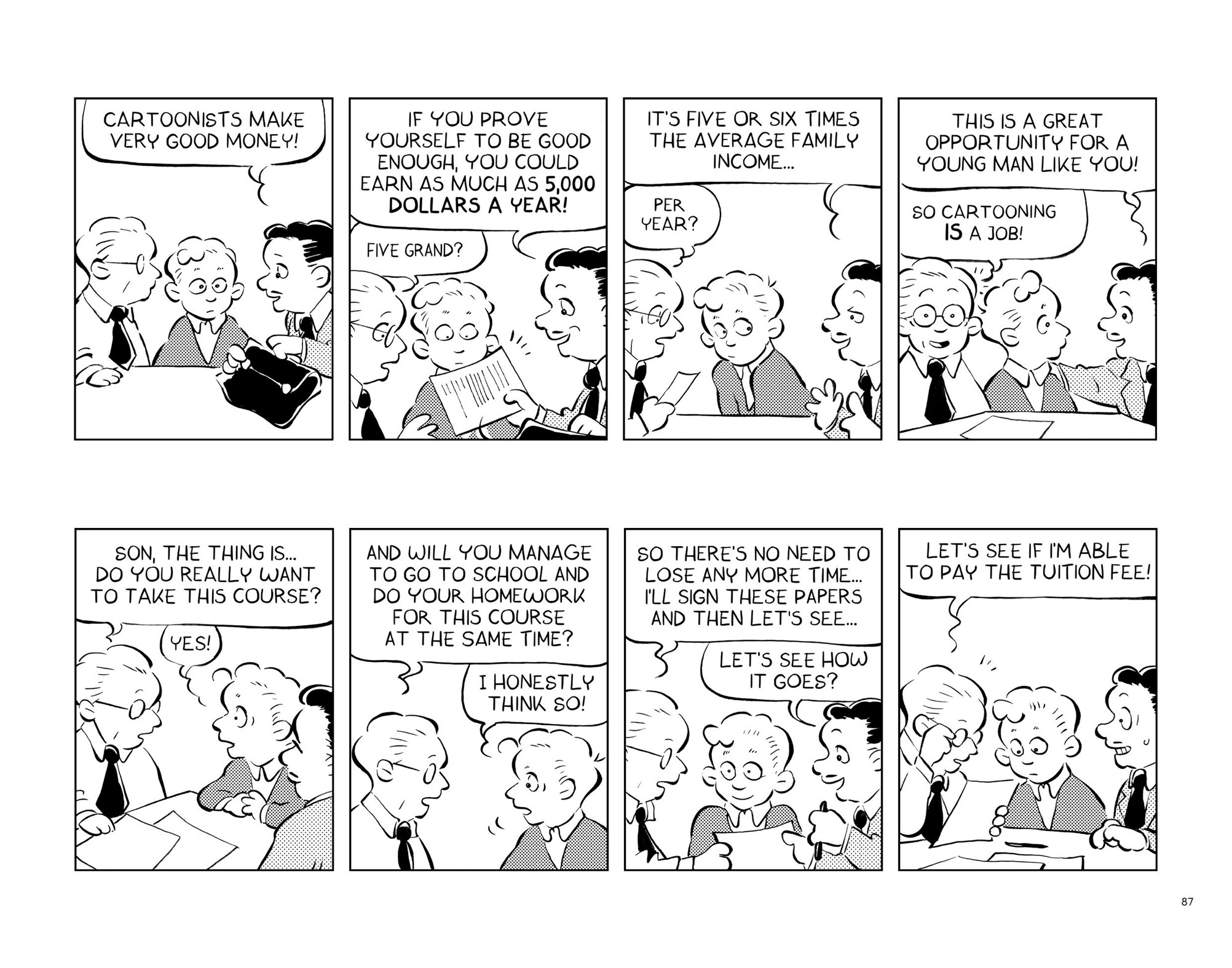 Read online Funny Things: A Comic Strip Biography of Charles M. Schulz comic -  Issue # TPB (Part 1) - 90