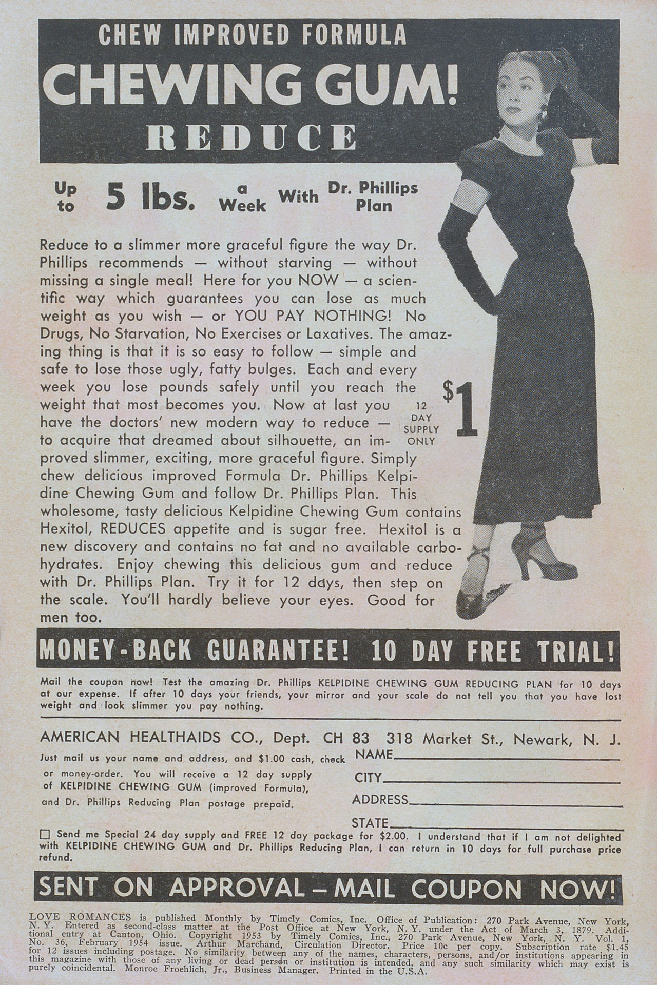 Read online Love Romances comic -  Issue #36 - 2