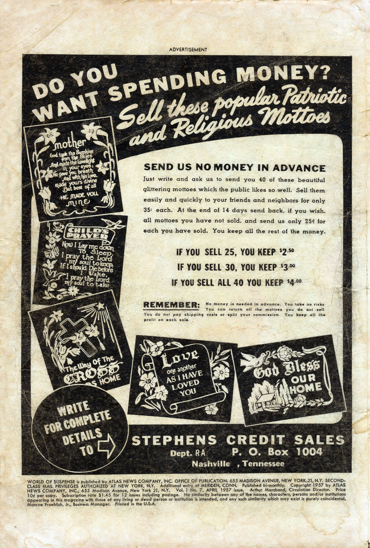 Read online World of Suspense comic -  Issue #7 - 2