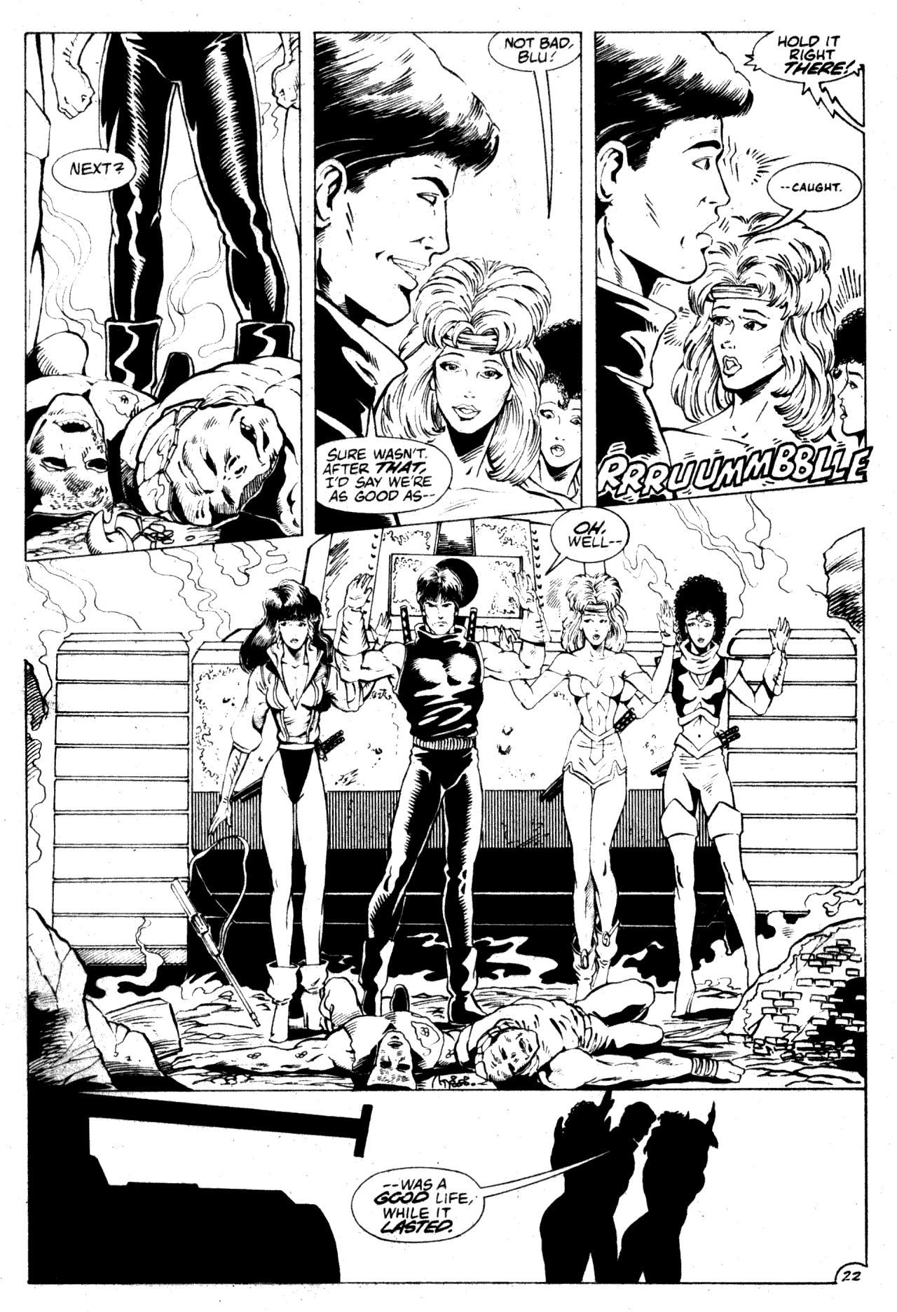Read online Ex-Mutants (1986) comic -  Issue #7 - 28