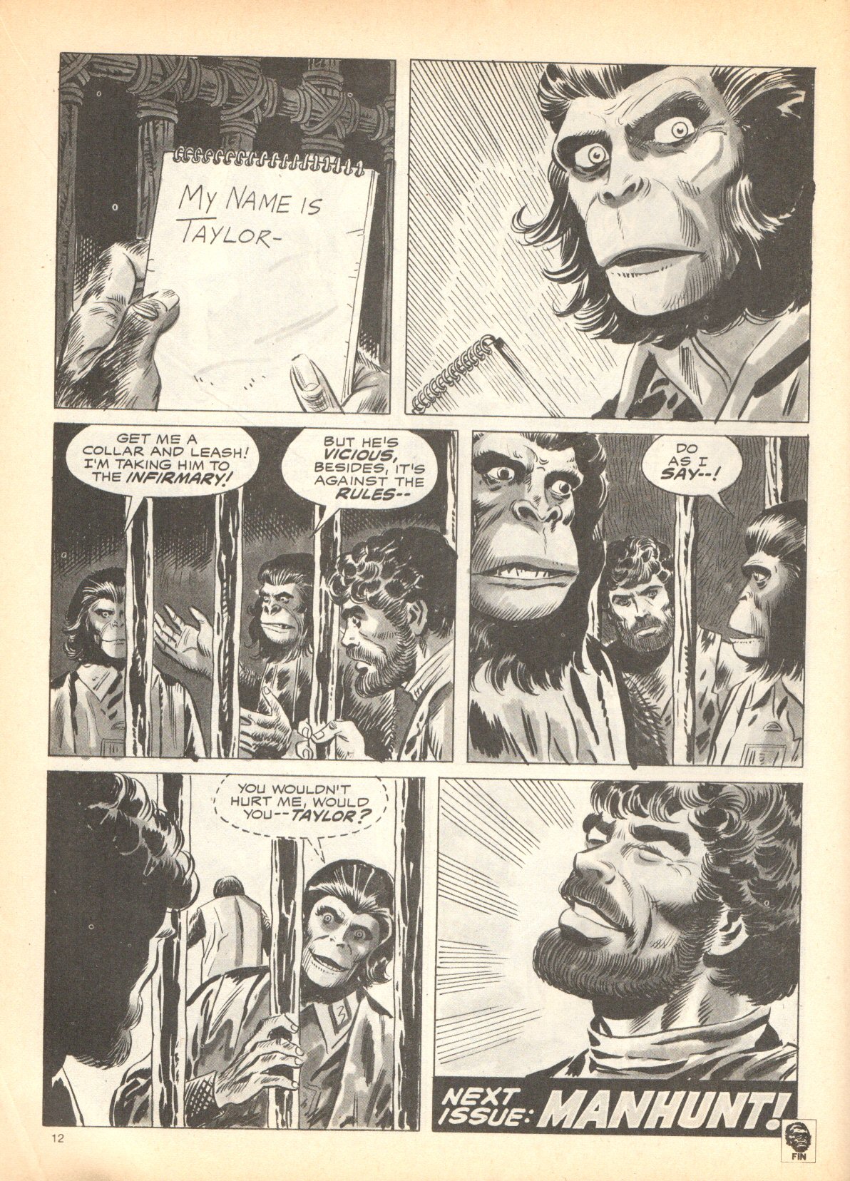 Read online Planet of the Apes (1974) comic -  Issue #3 - 12