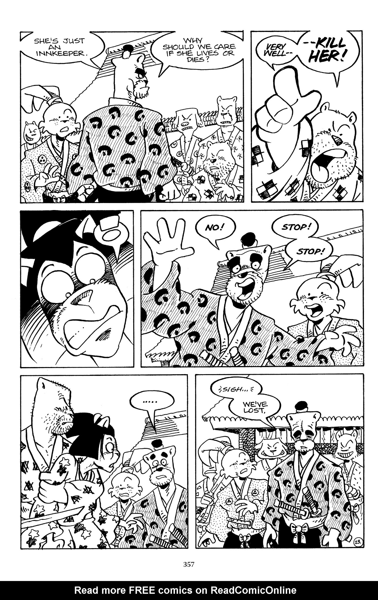 Read online The Usagi Yojimbo Saga comic -  Issue # TPB 7 - 352