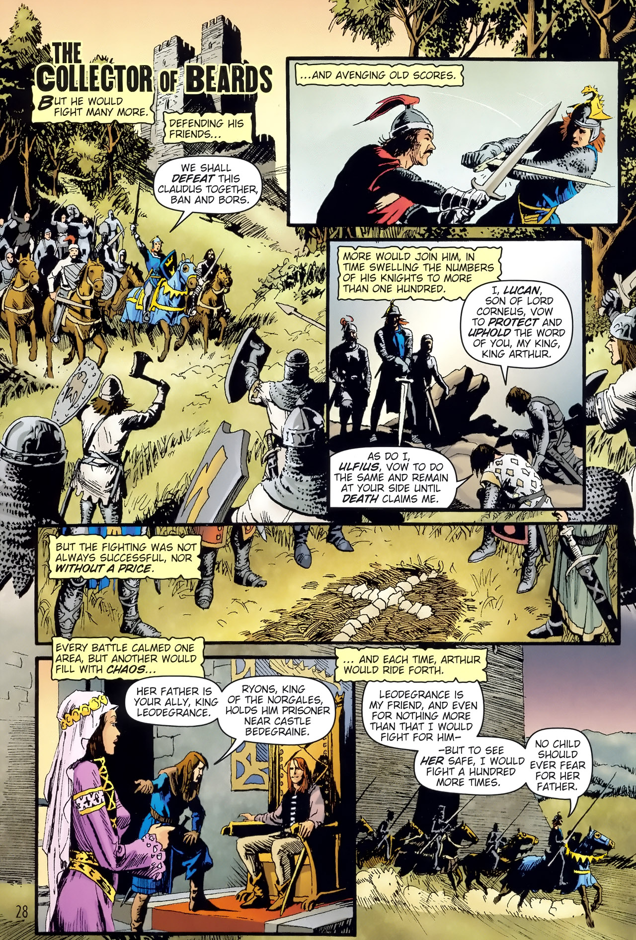 Read online King Arthur - Excalibur Unsheated comic -  Issue # Full - 28