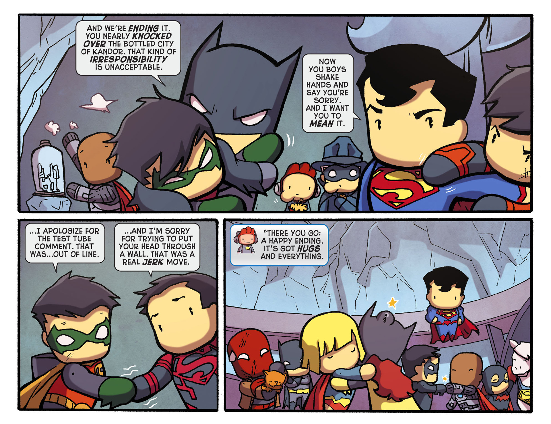Read online Scribblenauts Unmasked: A Crisis of Imagination comic -  Issue #12 - 16