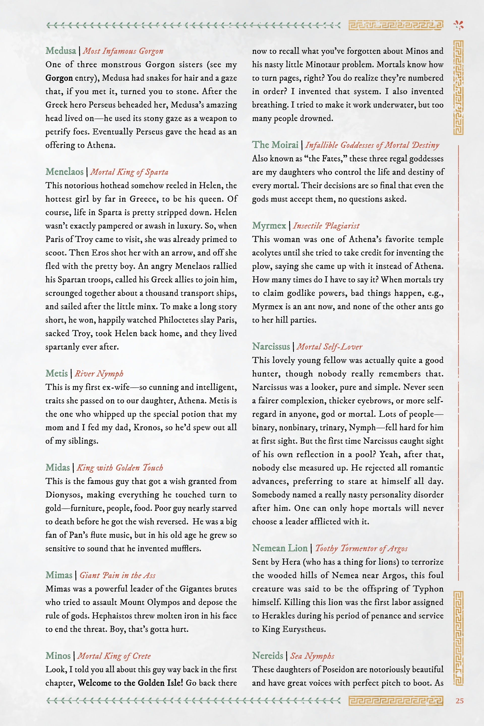 Read online Immortals Fenyx Rising: A Traveler's Guide to the Golden Isle comic -  Issue # TPB - 25