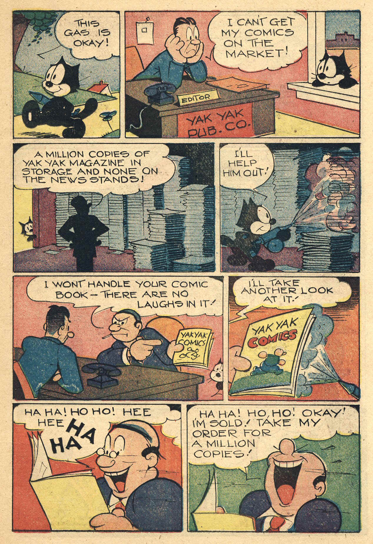 Read online Felix the Cat (1951) comic -  Issue #24 - 25