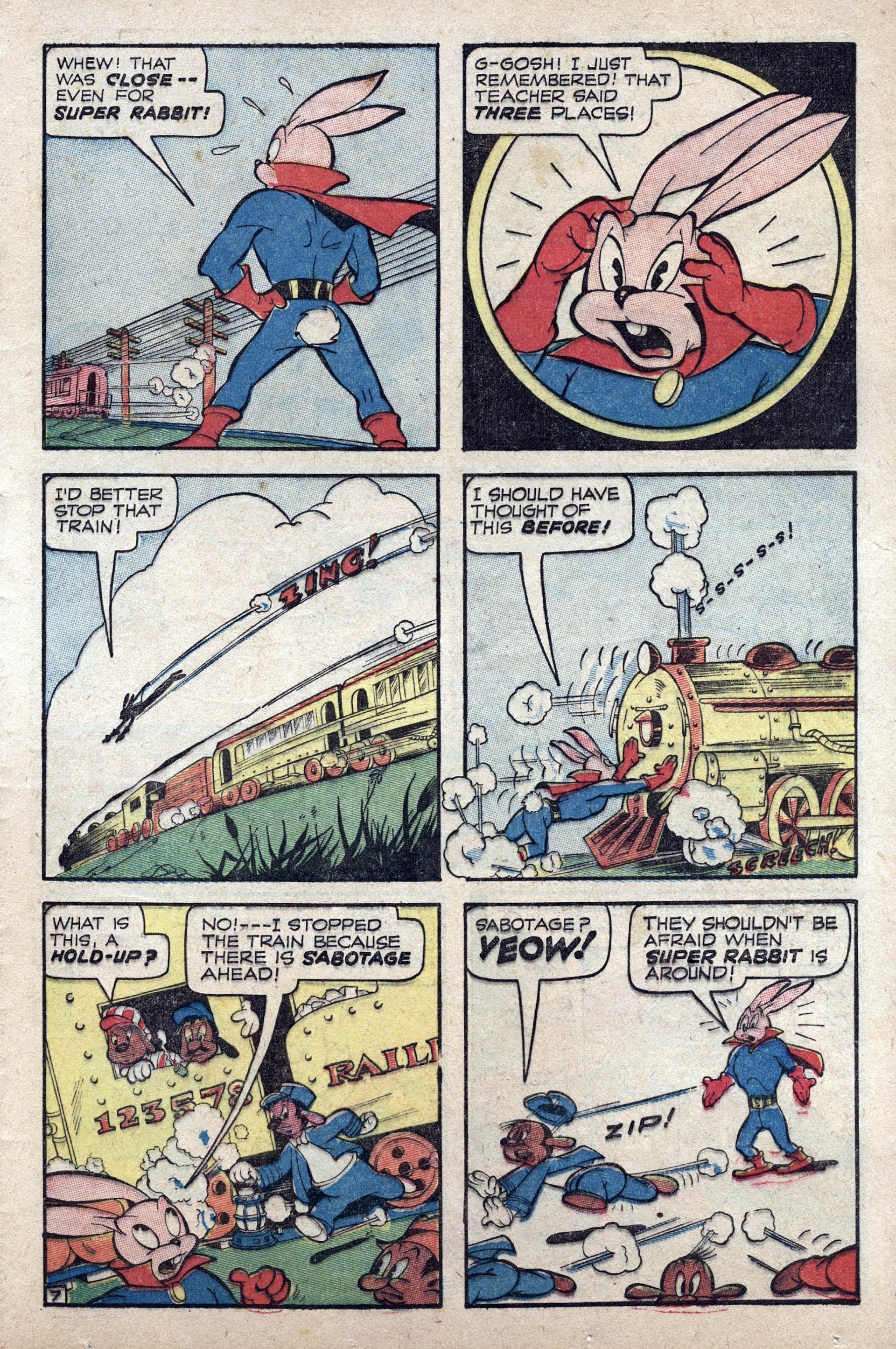 Read online Super Rabbit comic -  Issue #1 - 33