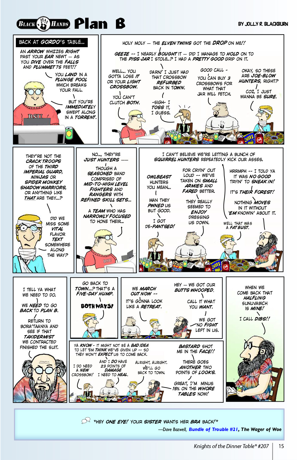 Read online Knights of the Dinner Table comic -  Issue #207 - 17