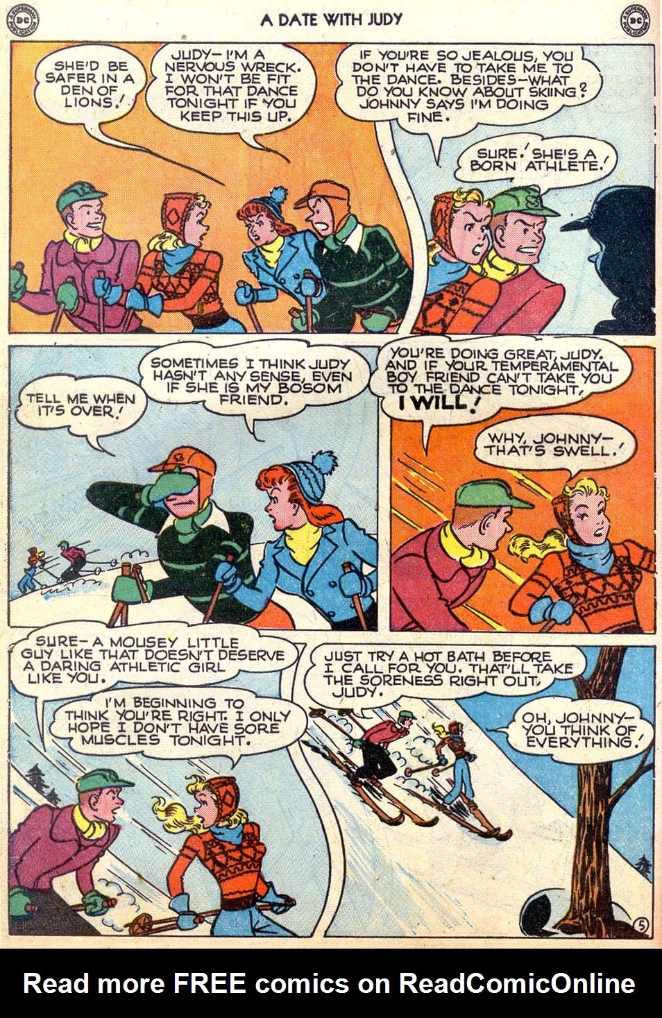 Read online A Date with Judy comic -  Issue #3 - 46