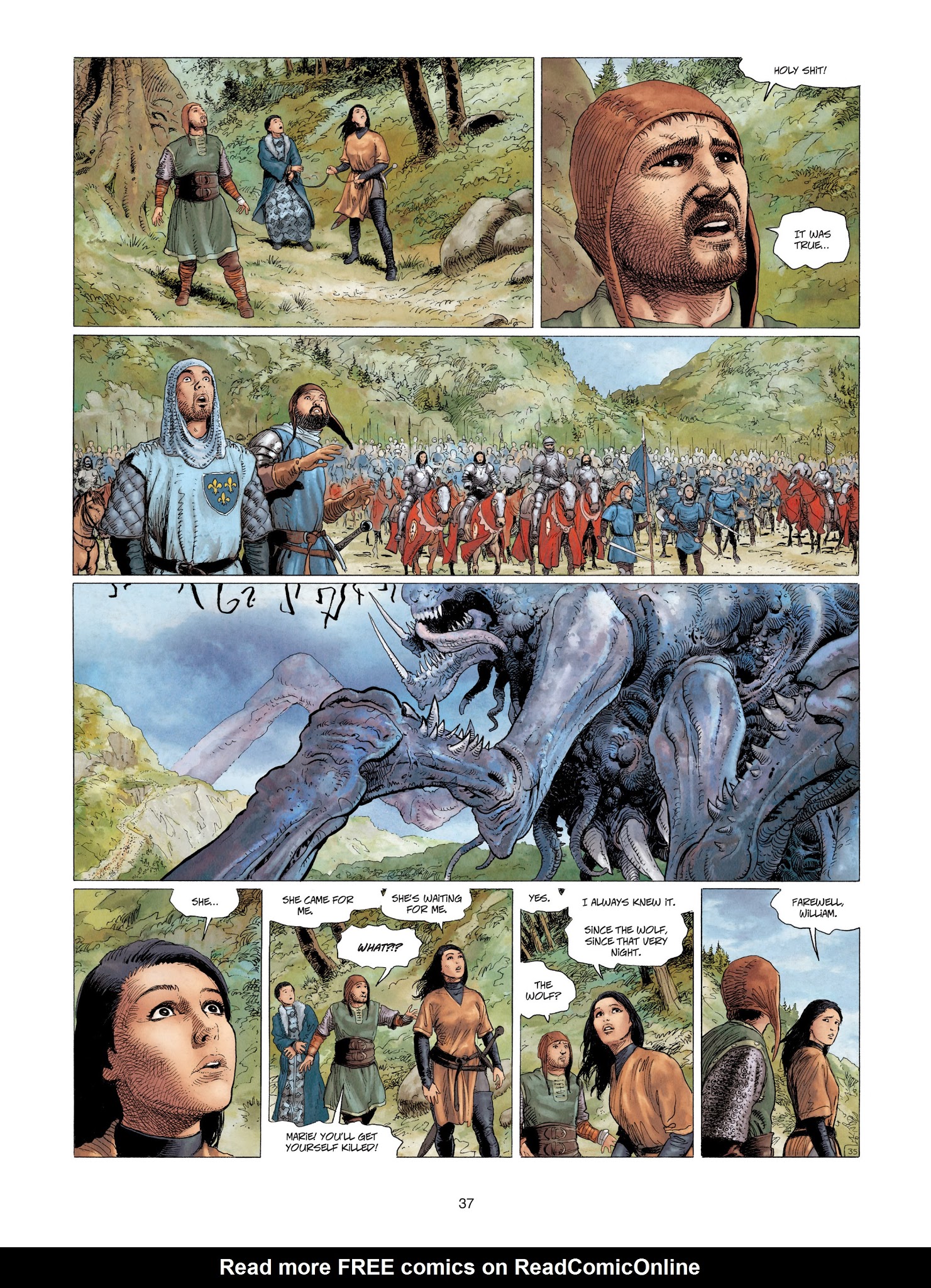 Read online Marie of the Dragons comic -  Issue #5 - 37