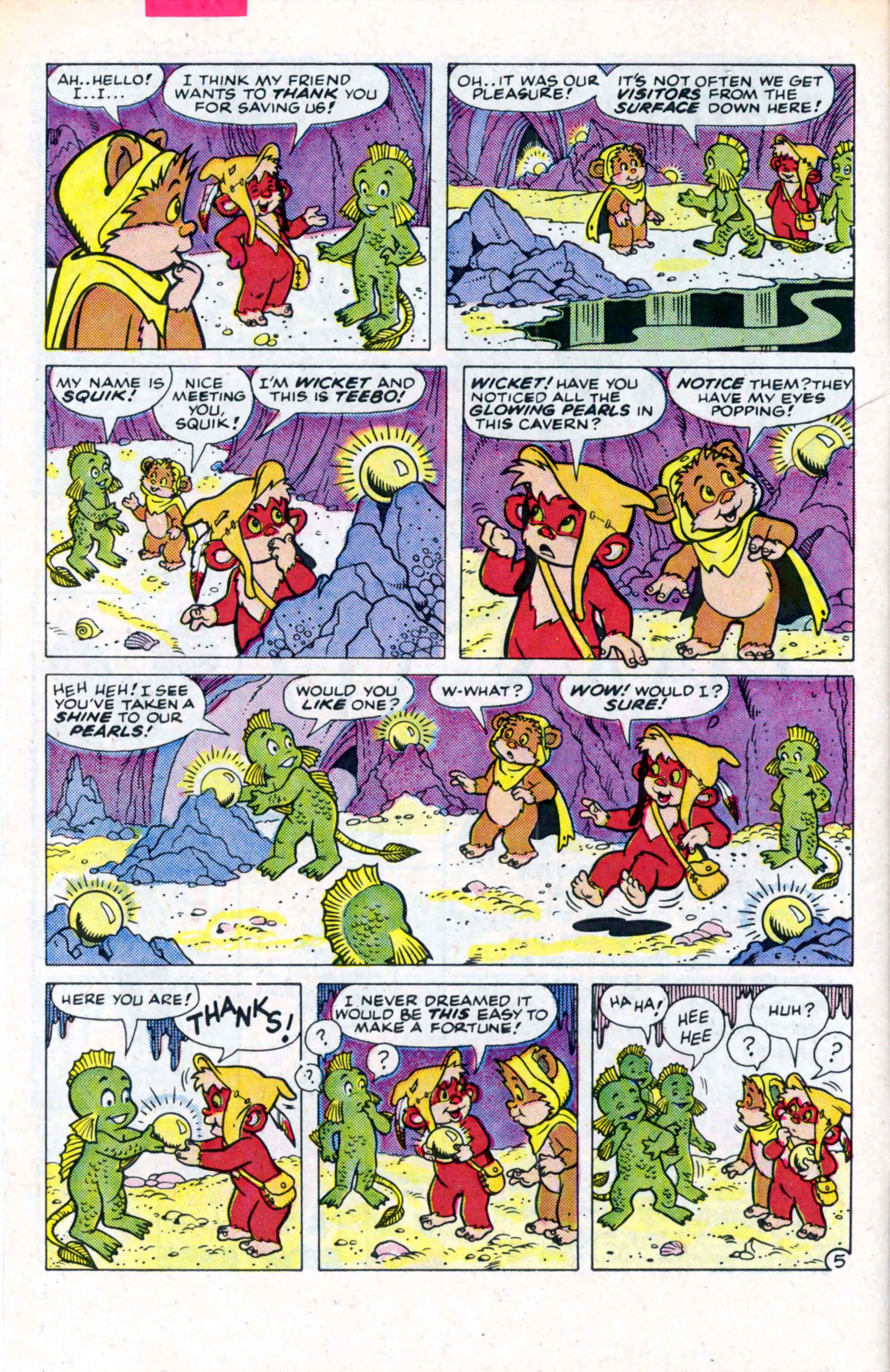 Read online Ewoks (1987) comic -  Issue #9 - 6