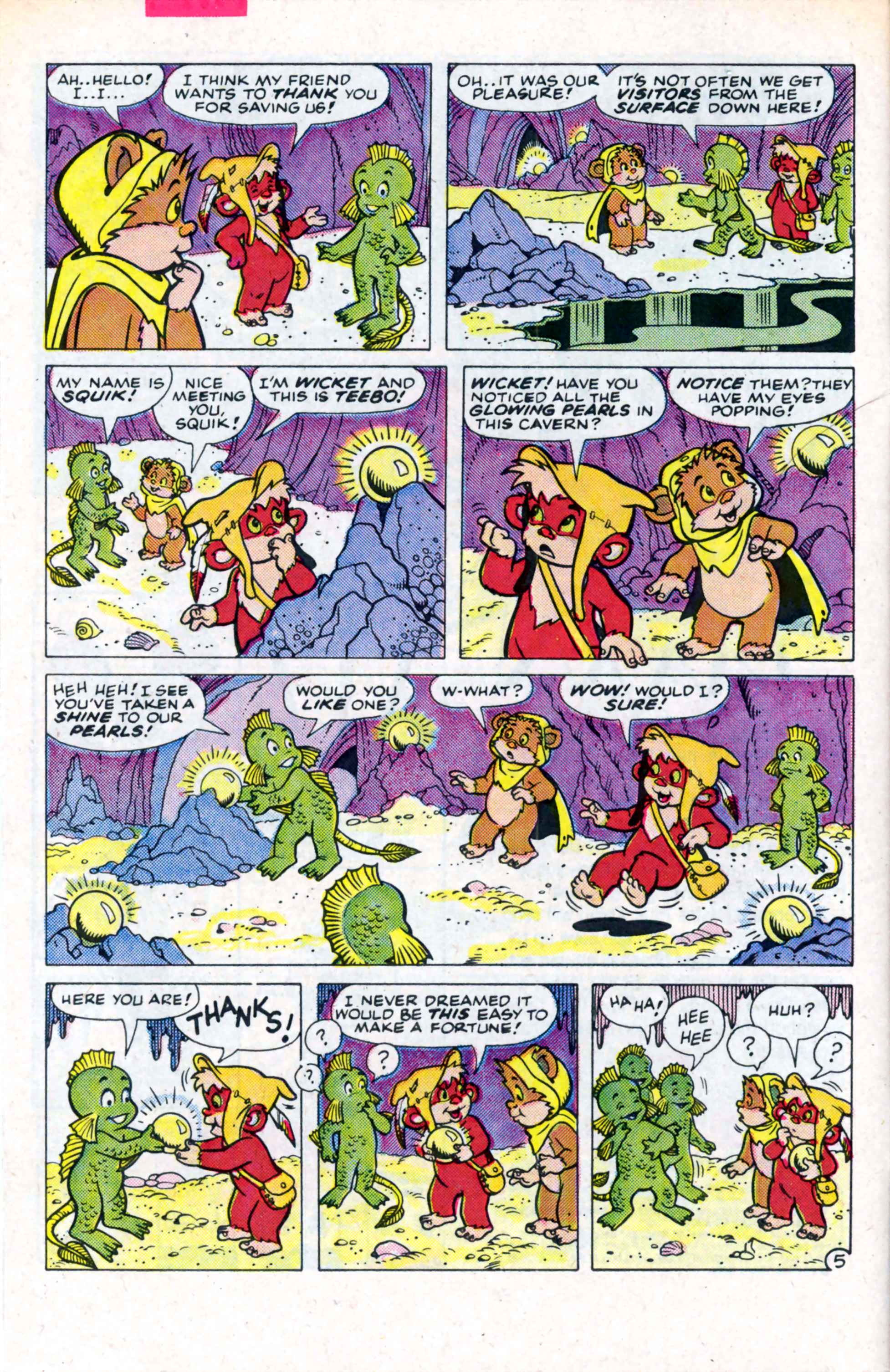 Read online Ewoks (1987) comic -  Issue #9 - 6