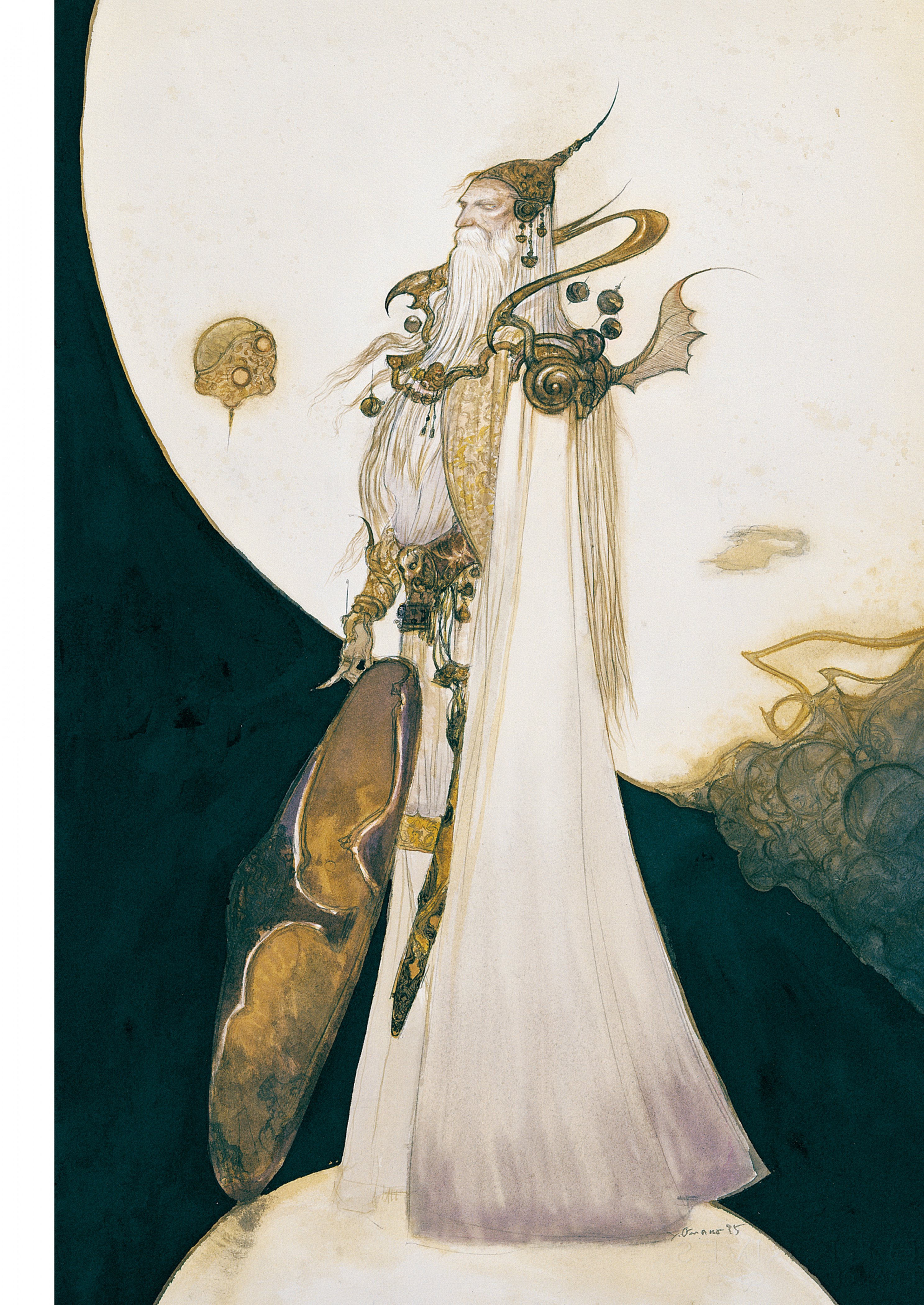 Read online Elegant Spirits: Amano's Tale of Genji and Fairies comic -  Issue # TPB - 109