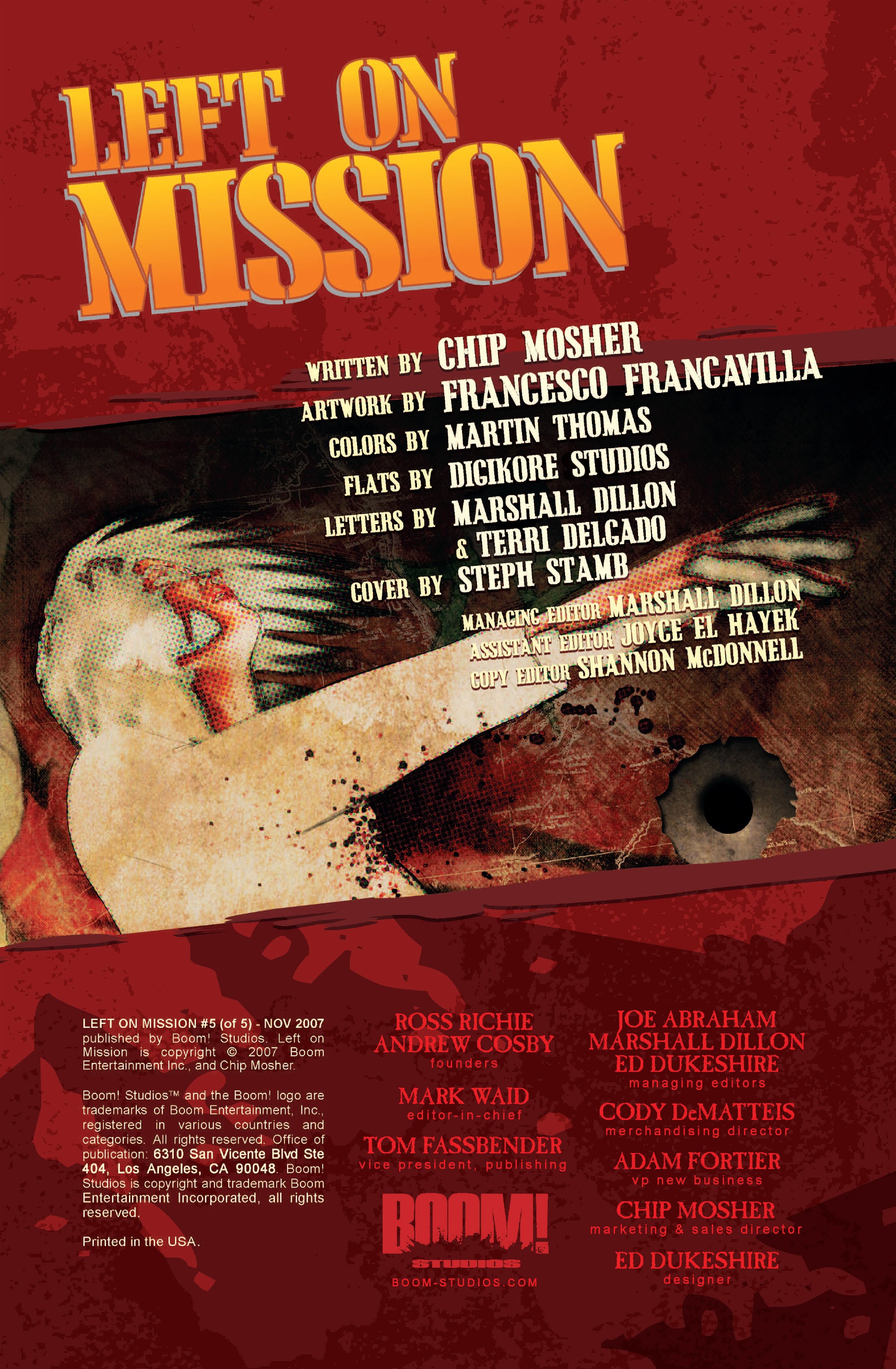 Read online Left On Mission comic -  Issue #5 - 2