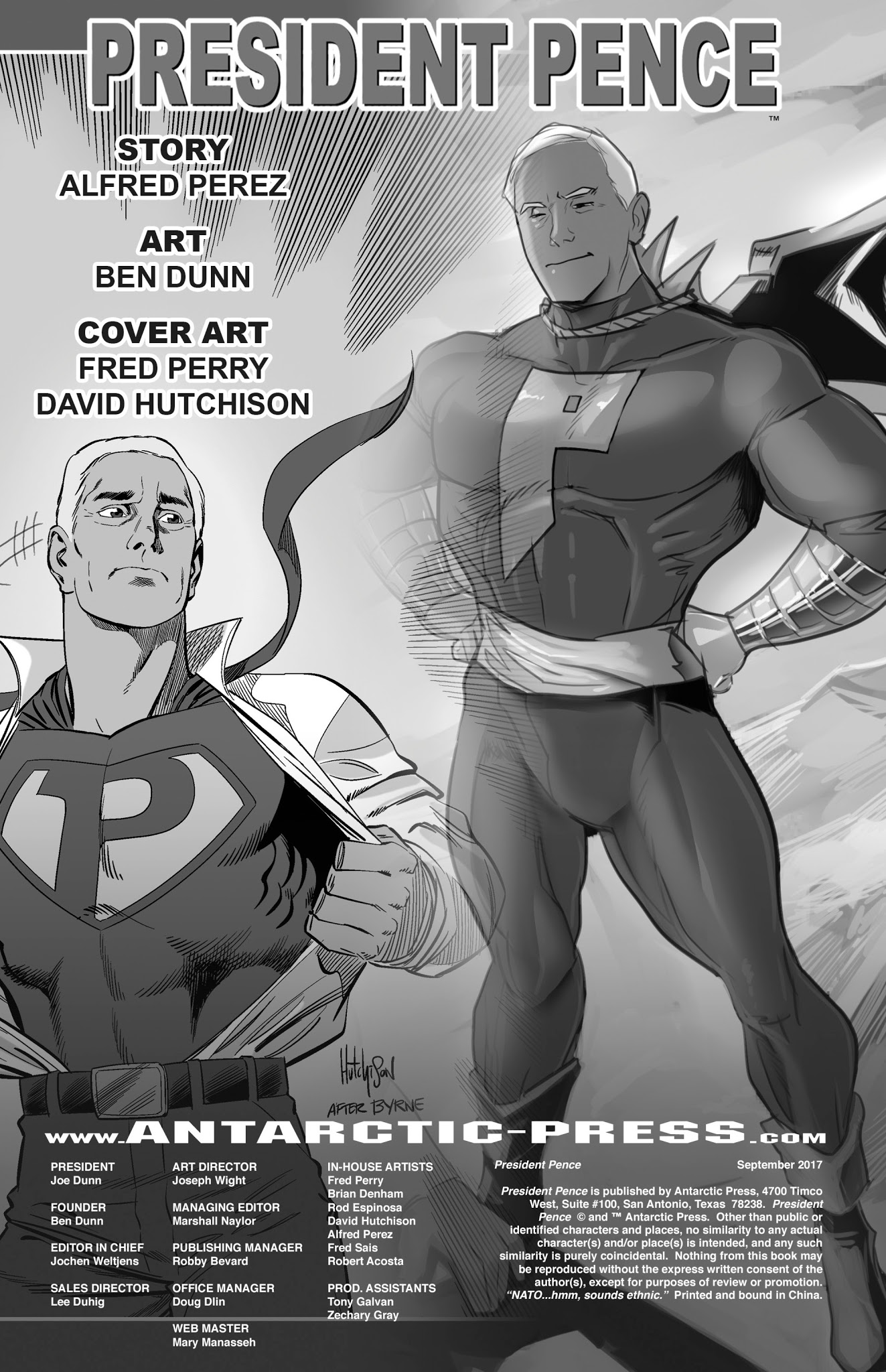 Read online President Pence comic -  Issue # Full - 2