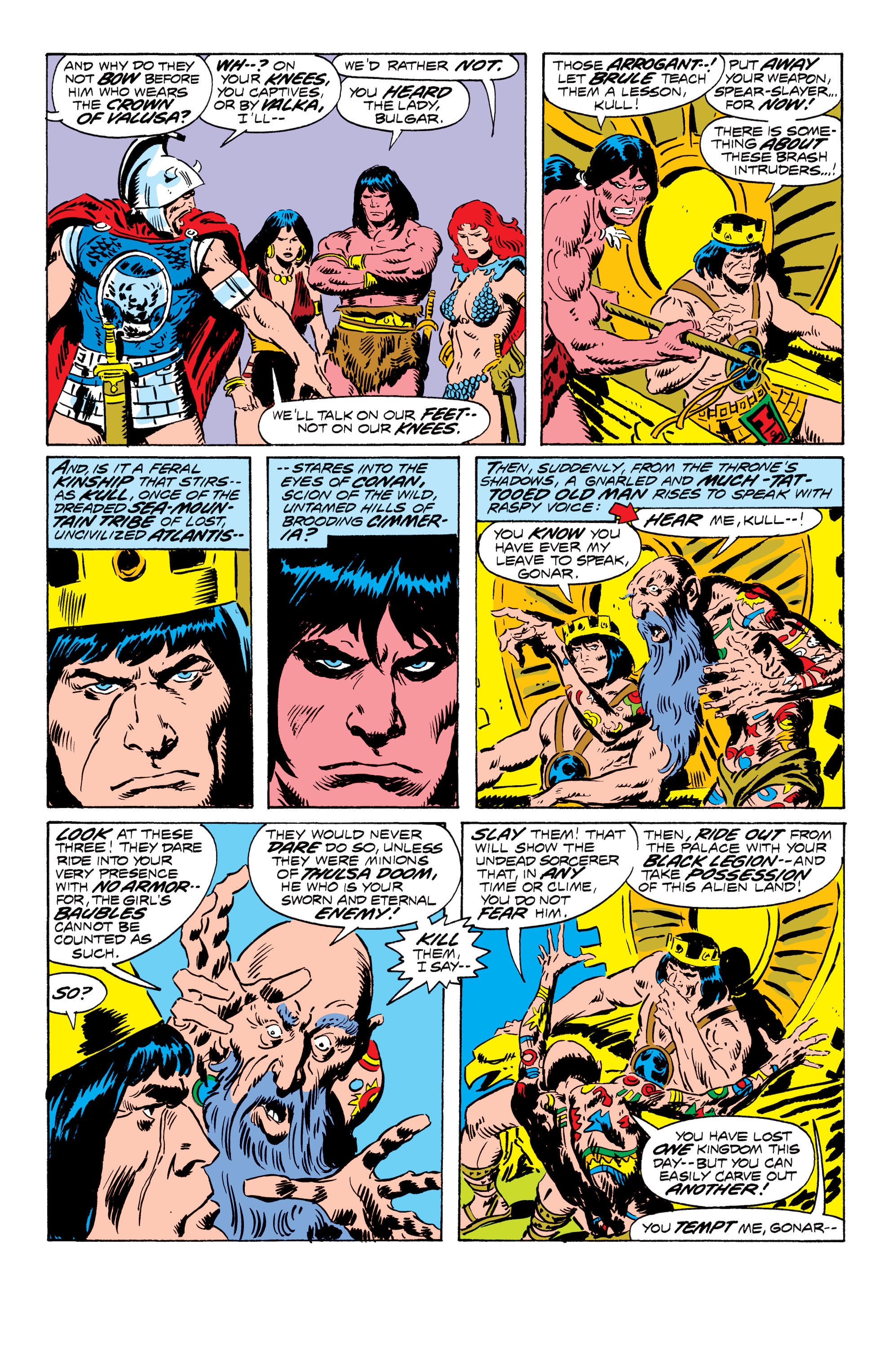 Read online Conan the Barbarian Epic Collection: The Original Marvel Years - Of Once and Future Kings comic -  Issue # TPB (Part 2) - 64