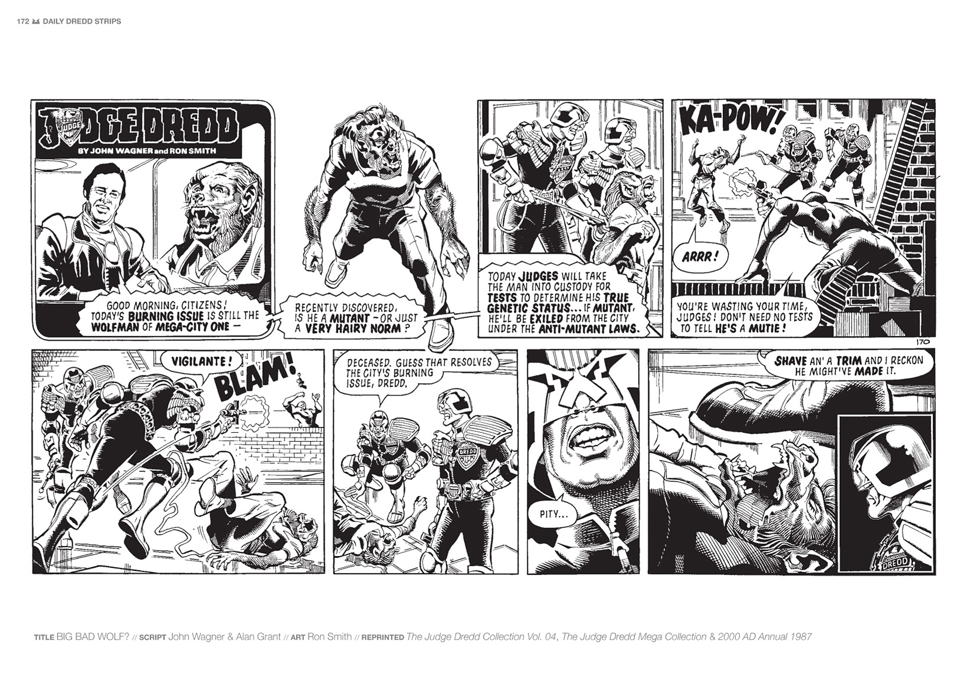 Read online Judge Dredd: The Daily Dredds comic -  Issue # TPB 1 - 175