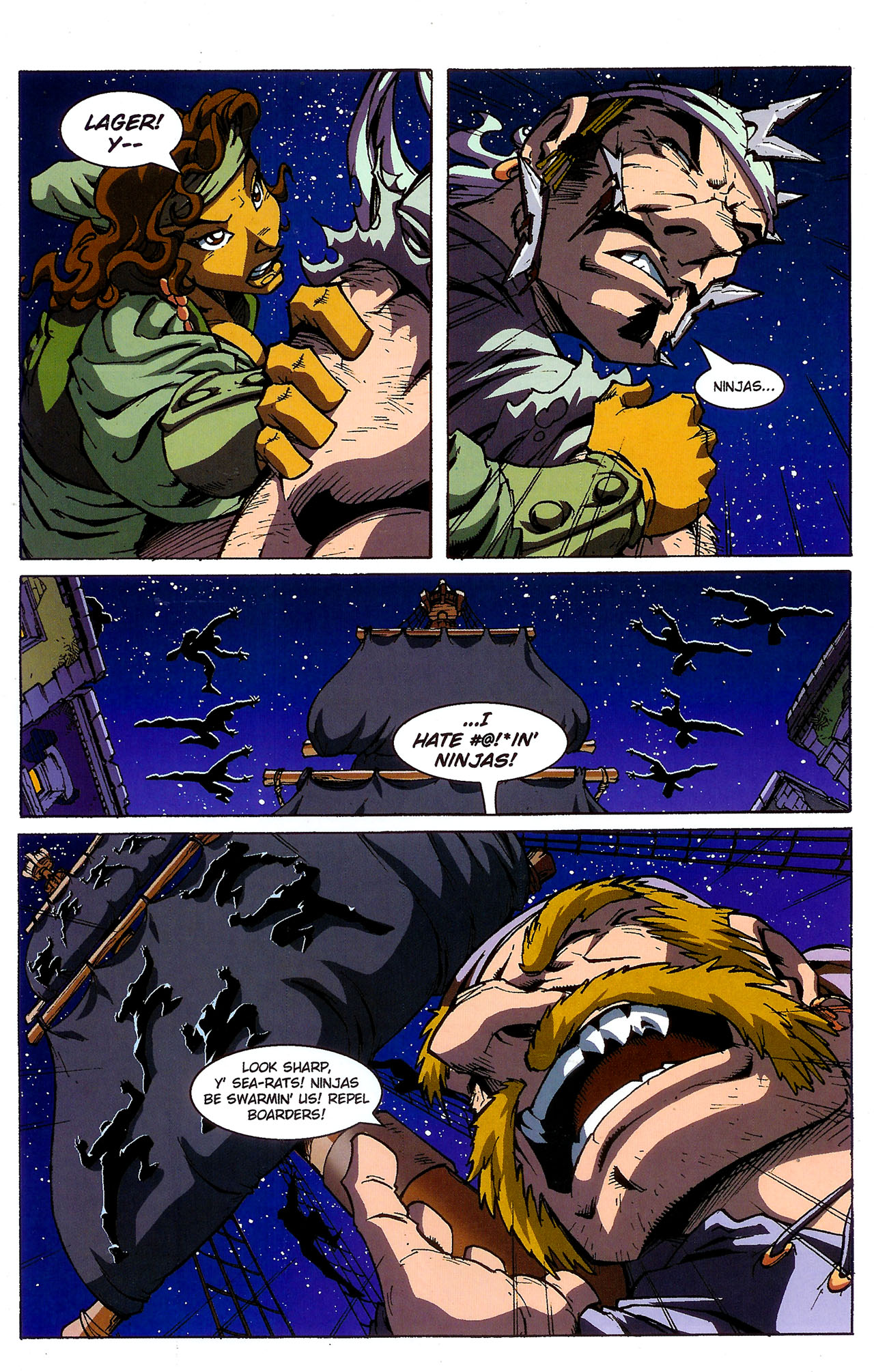 Read online Pirates vs. Ninjas II comic -  Issue #1 - 18