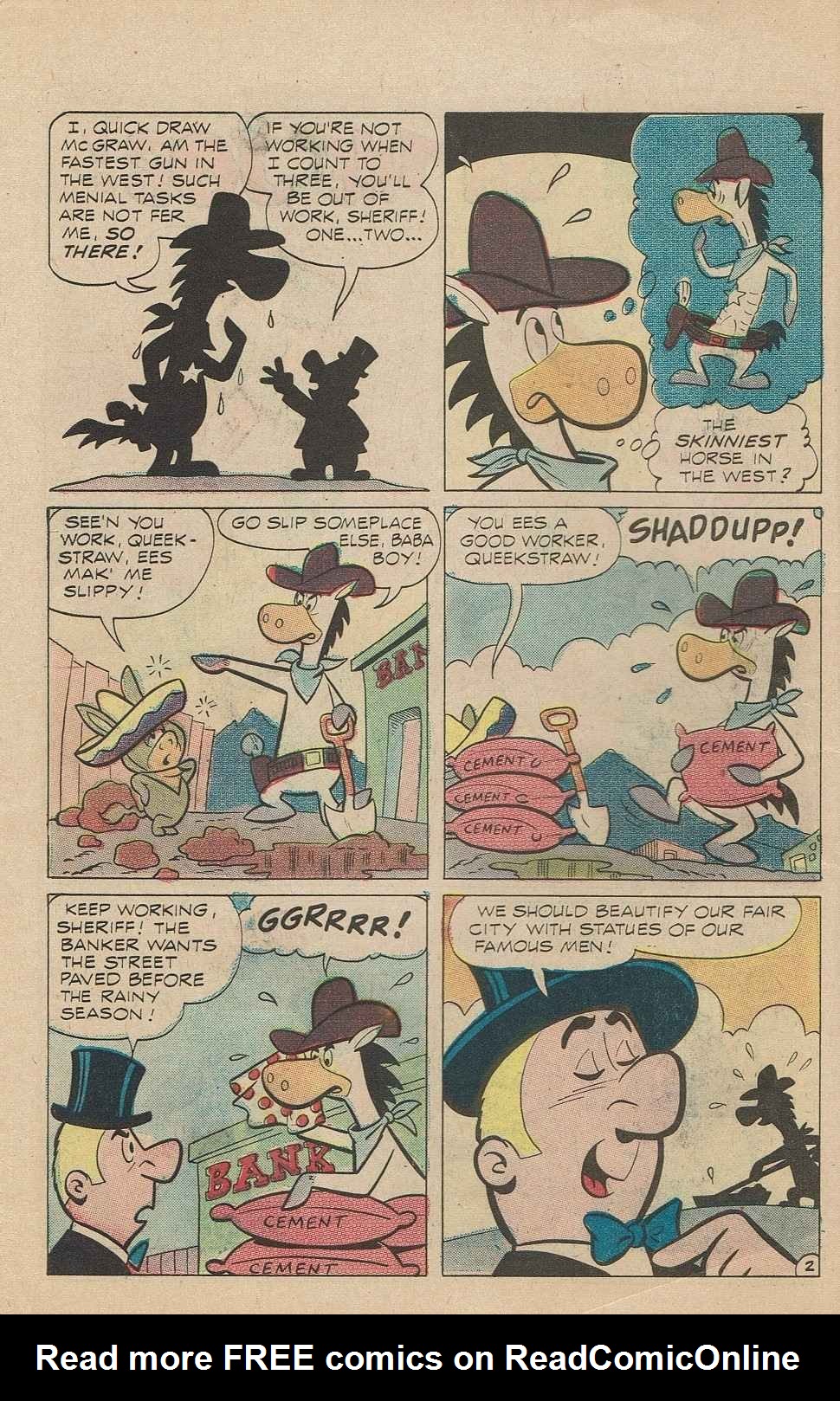Read online Quick Draw McGraw comic -  Issue #2 - 8