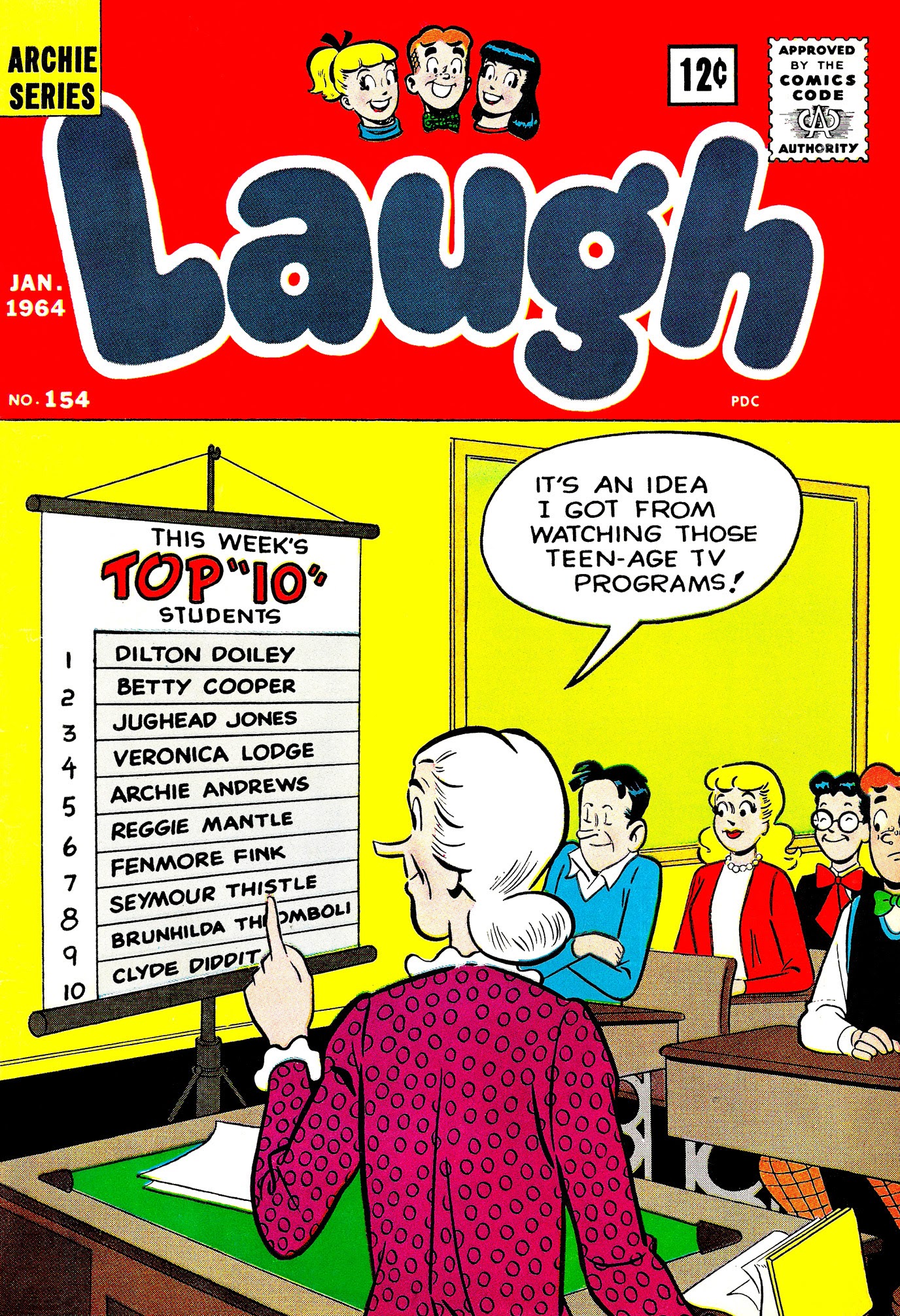 Read online Laugh (Comics) comic -  Issue #154 - 1