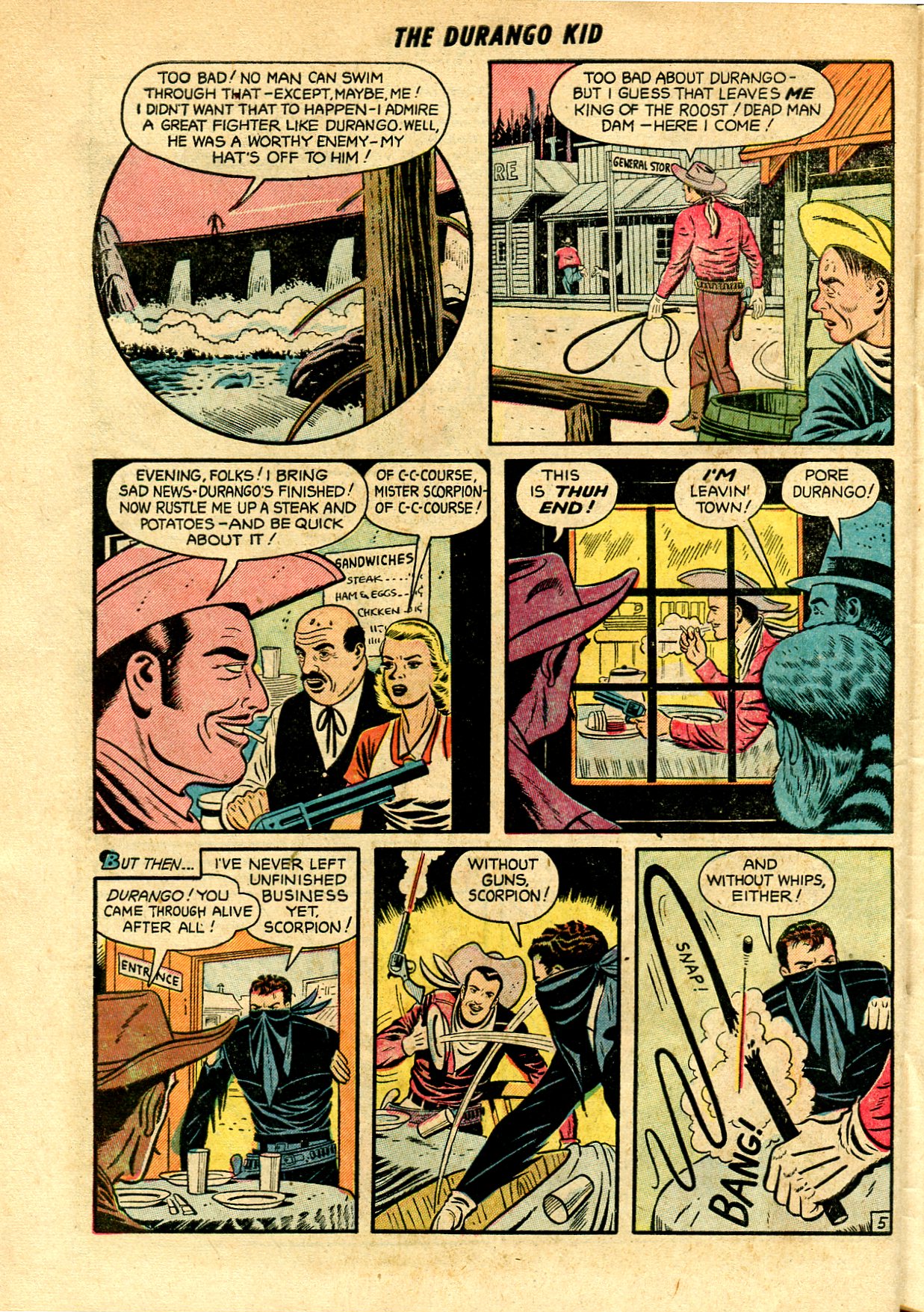 Read online Charles Starrett as The Durango Kid comic -  Issue #23 - 32