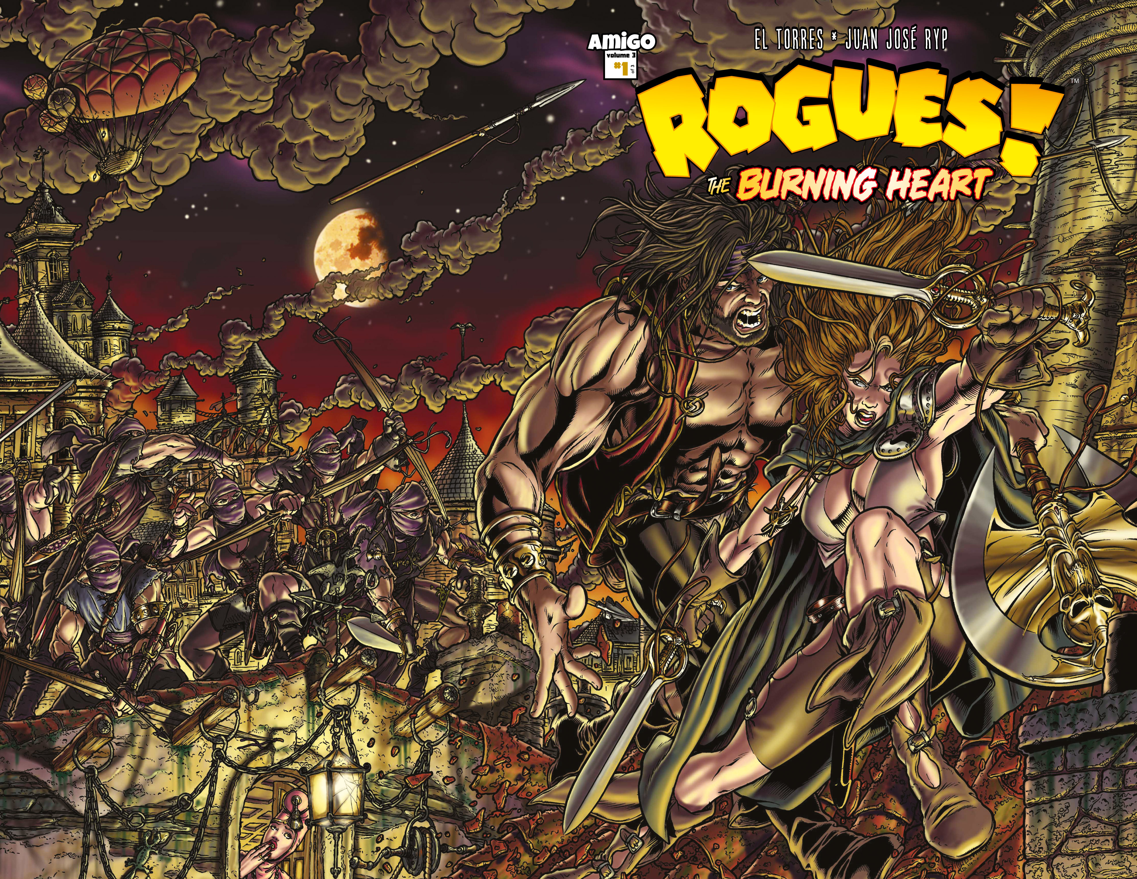 Read online Rogues!: The Burning Heart comic -  Issue #1 - 1