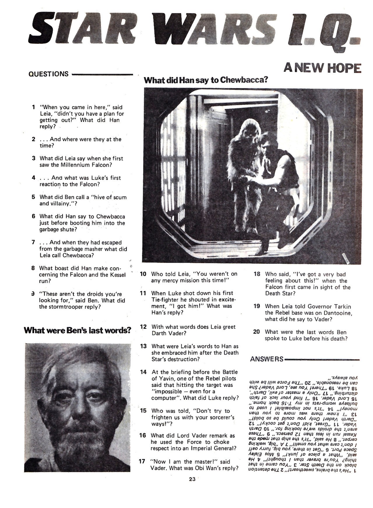 Read online Return of the Jedi comic -  Issue #50 - 23