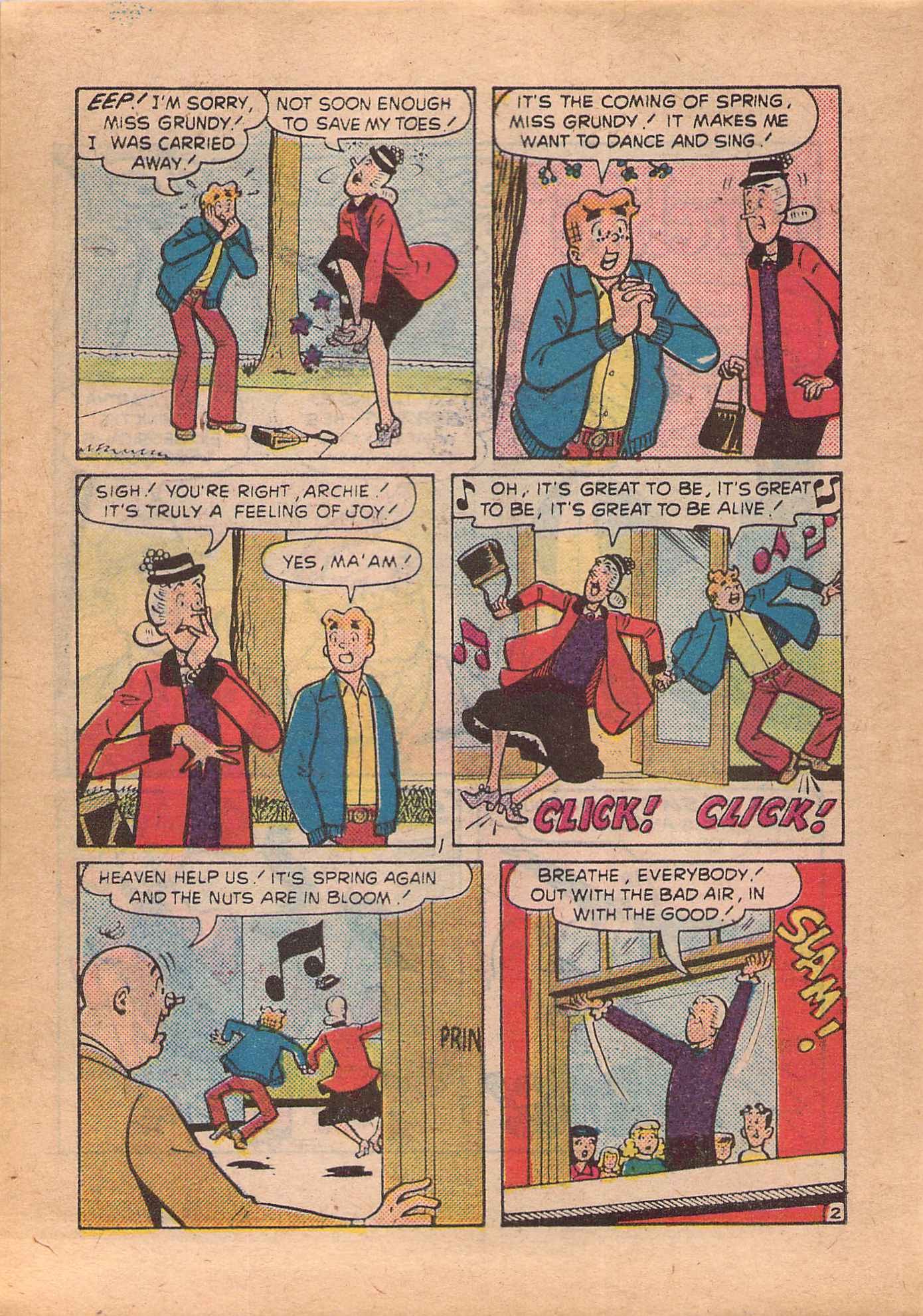 Read online Archie's Double Digest Magazine comic -  Issue #34 - 254