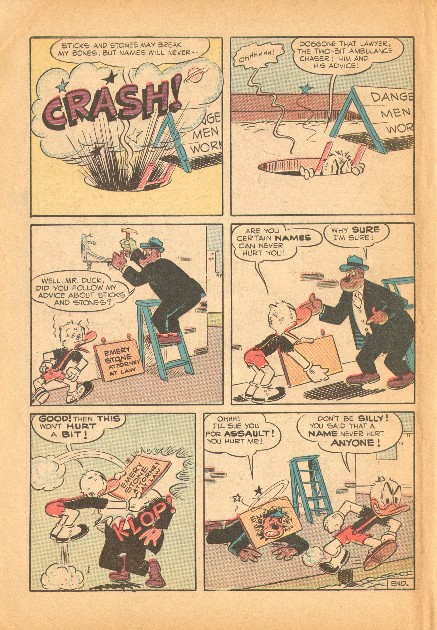 Read online Super Duck Comics comic -  Issue #33 - 44