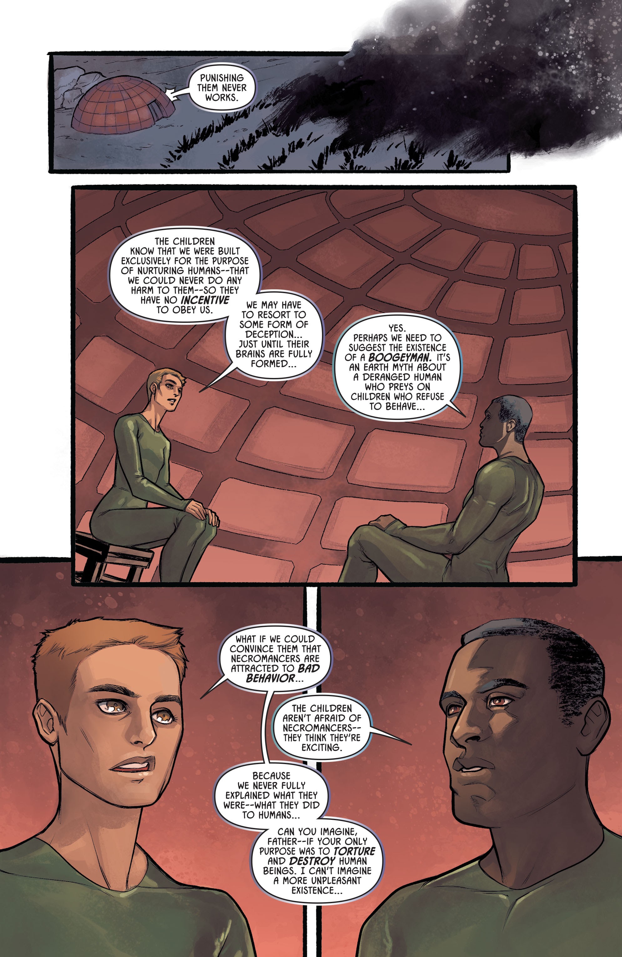 Read online HBO Max/Raised by Wolves comic -  Issue # Full - 6