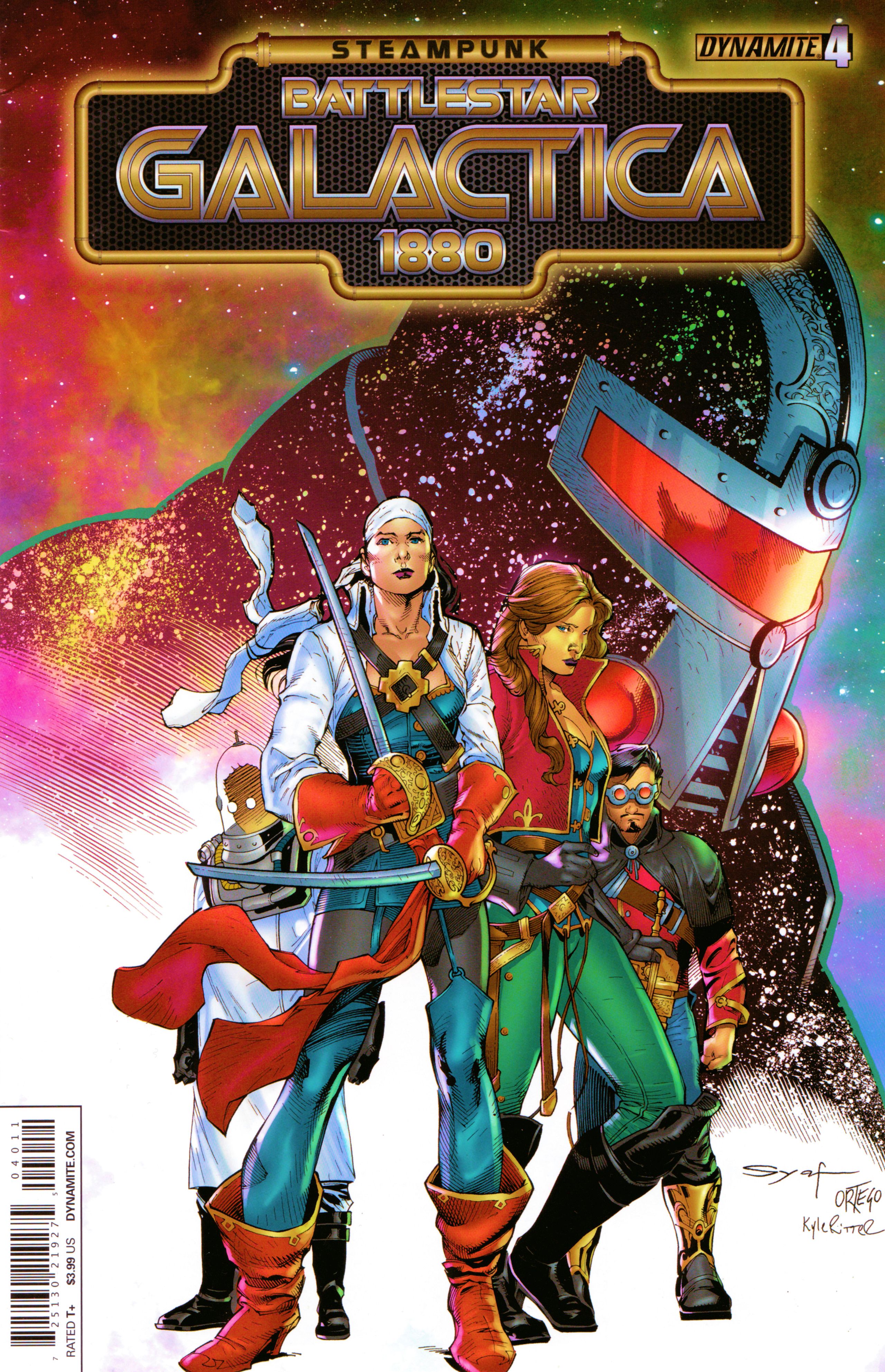 Read online Steampunk Battlestar Galactica 1880 comic -  Issue #4 - 1