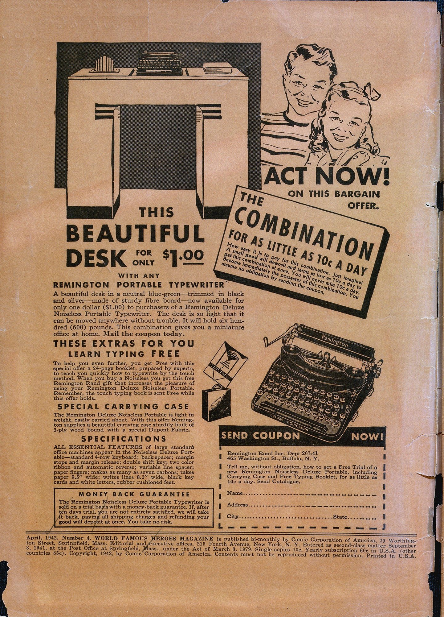 Read online World Famous Heroes Magazine comic -  Issue #4 - 2