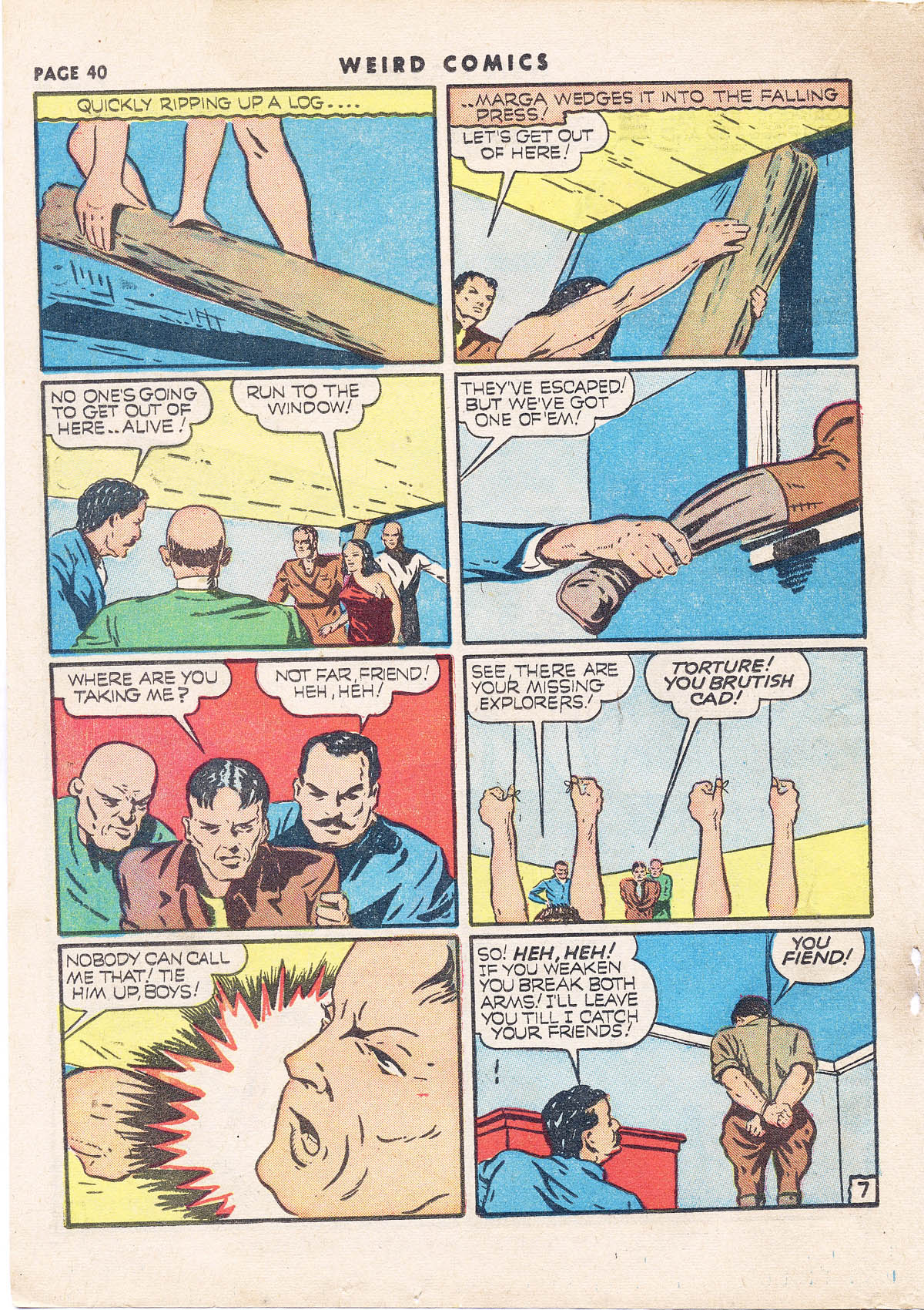 Read online Weird Comics comic -  Issue #13 - 40