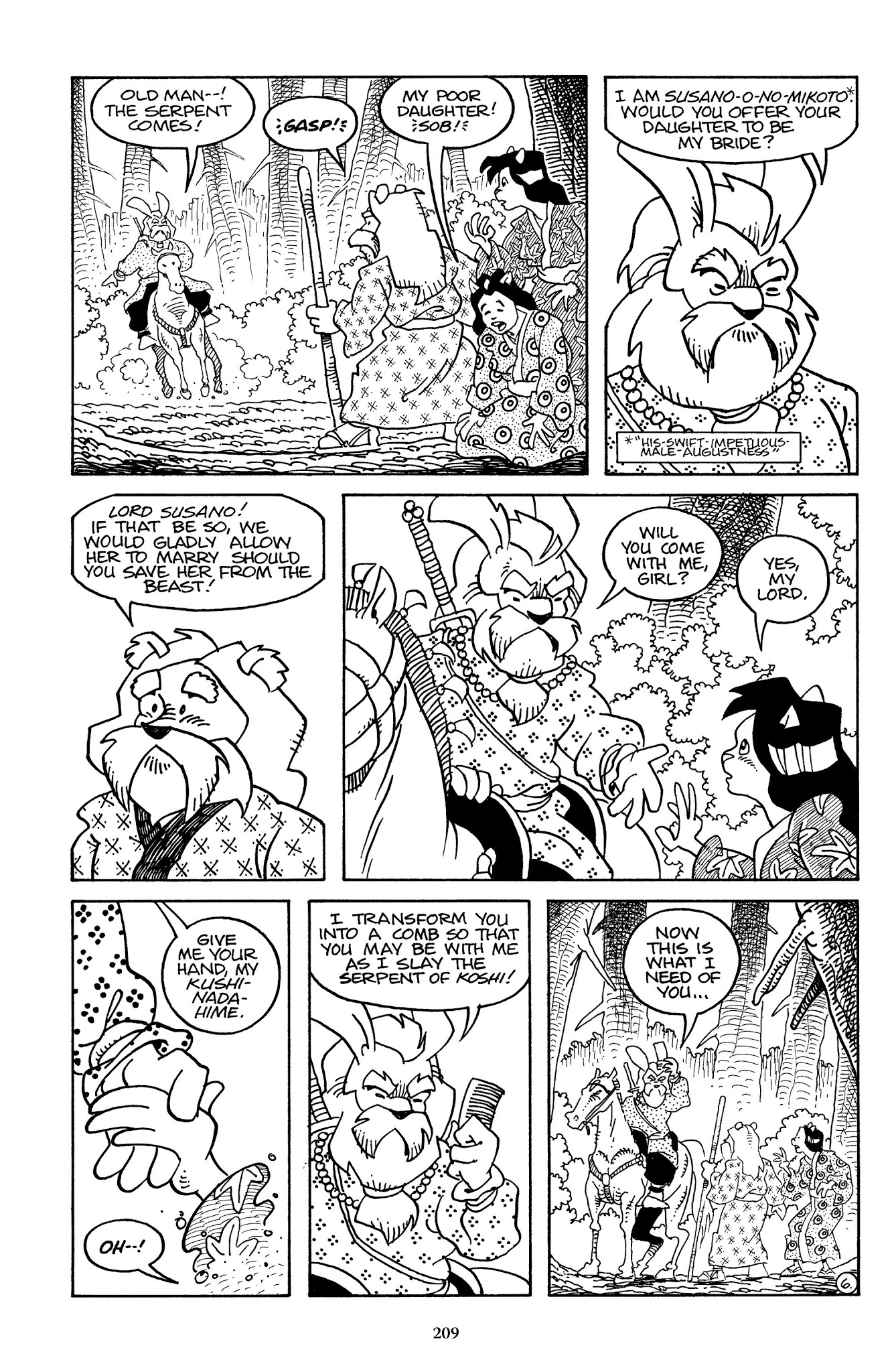 Read online The Usagi Yojimbo Saga comic -  Issue # TPB 2 - 208